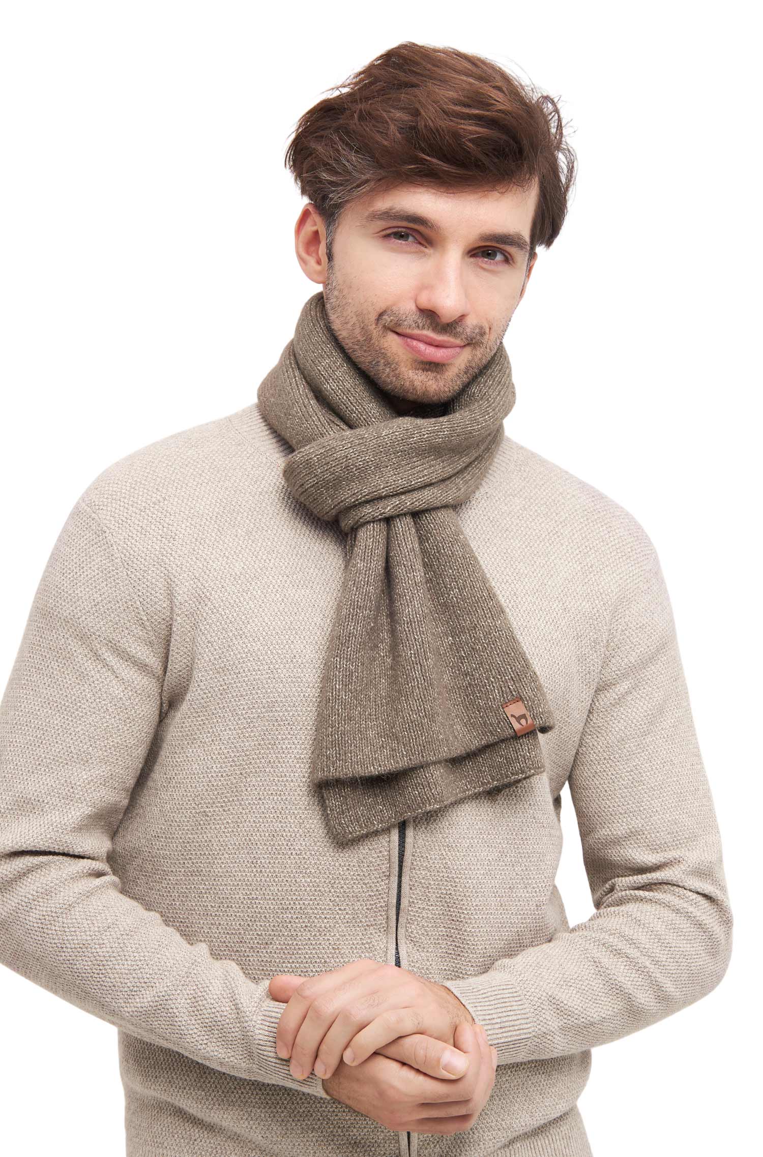 Alpaka Schal PACA-taupe