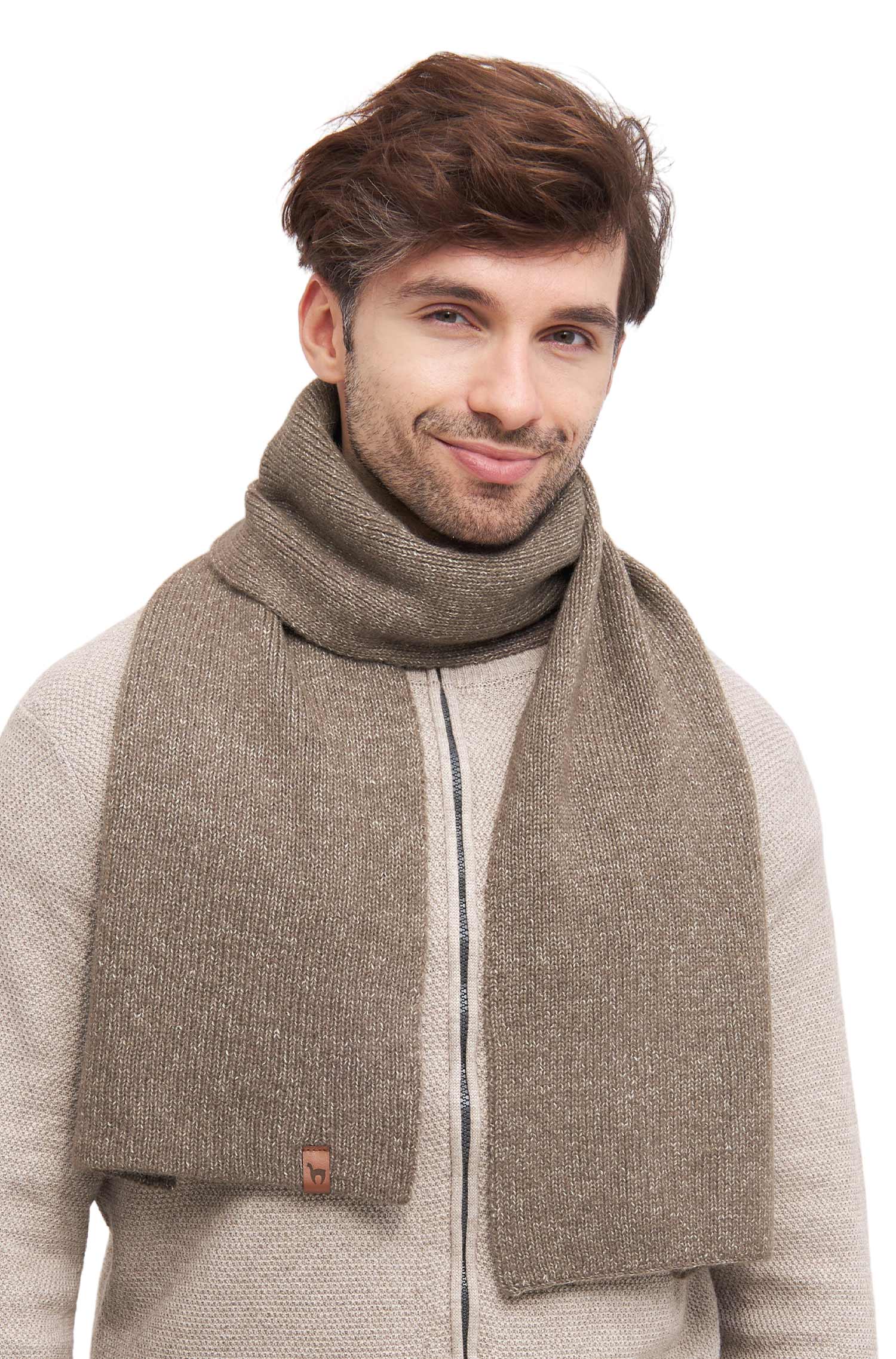 Alpaka Schal PACA-taupe