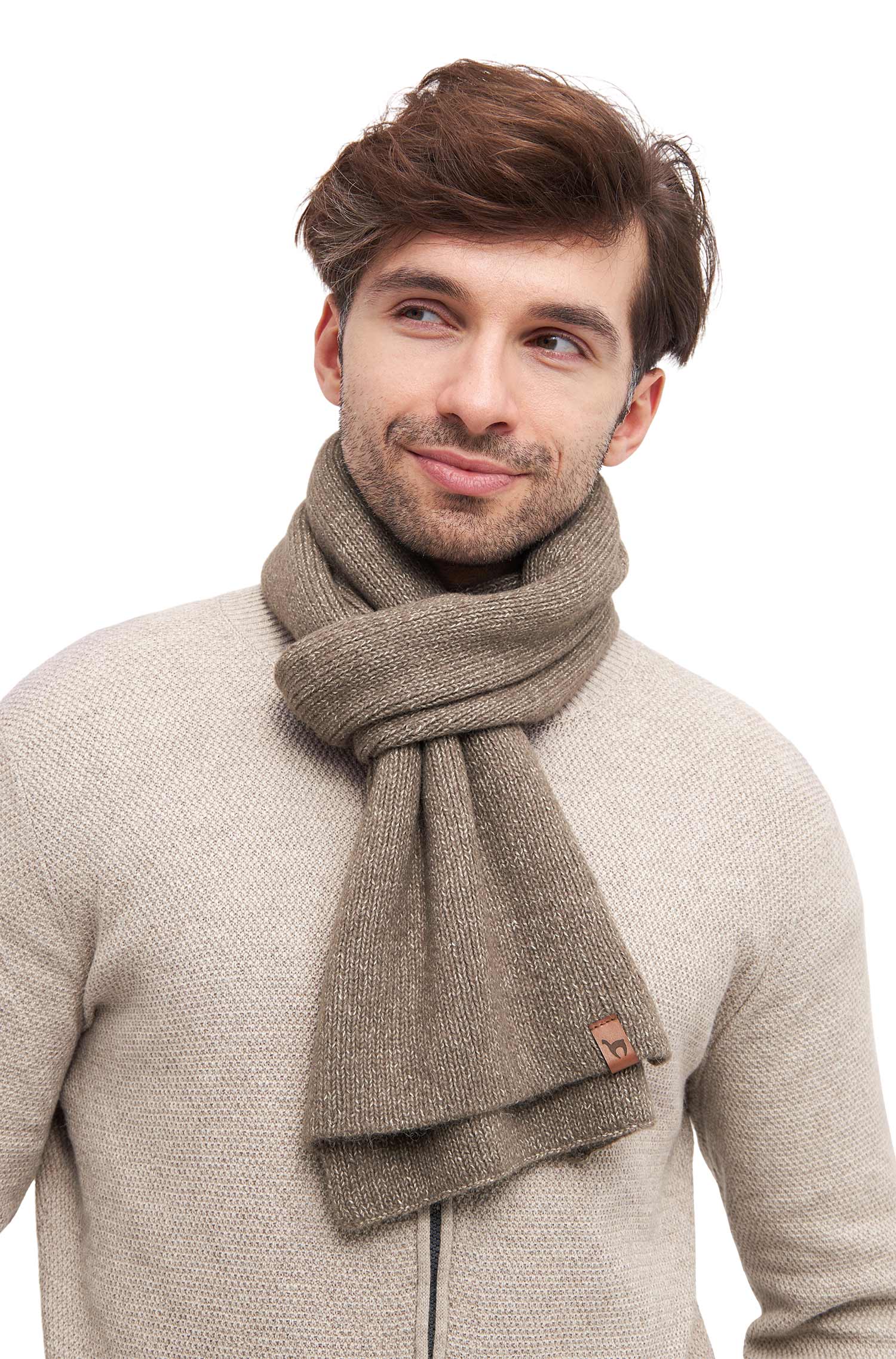 Alpaka Schal PACA-taupe