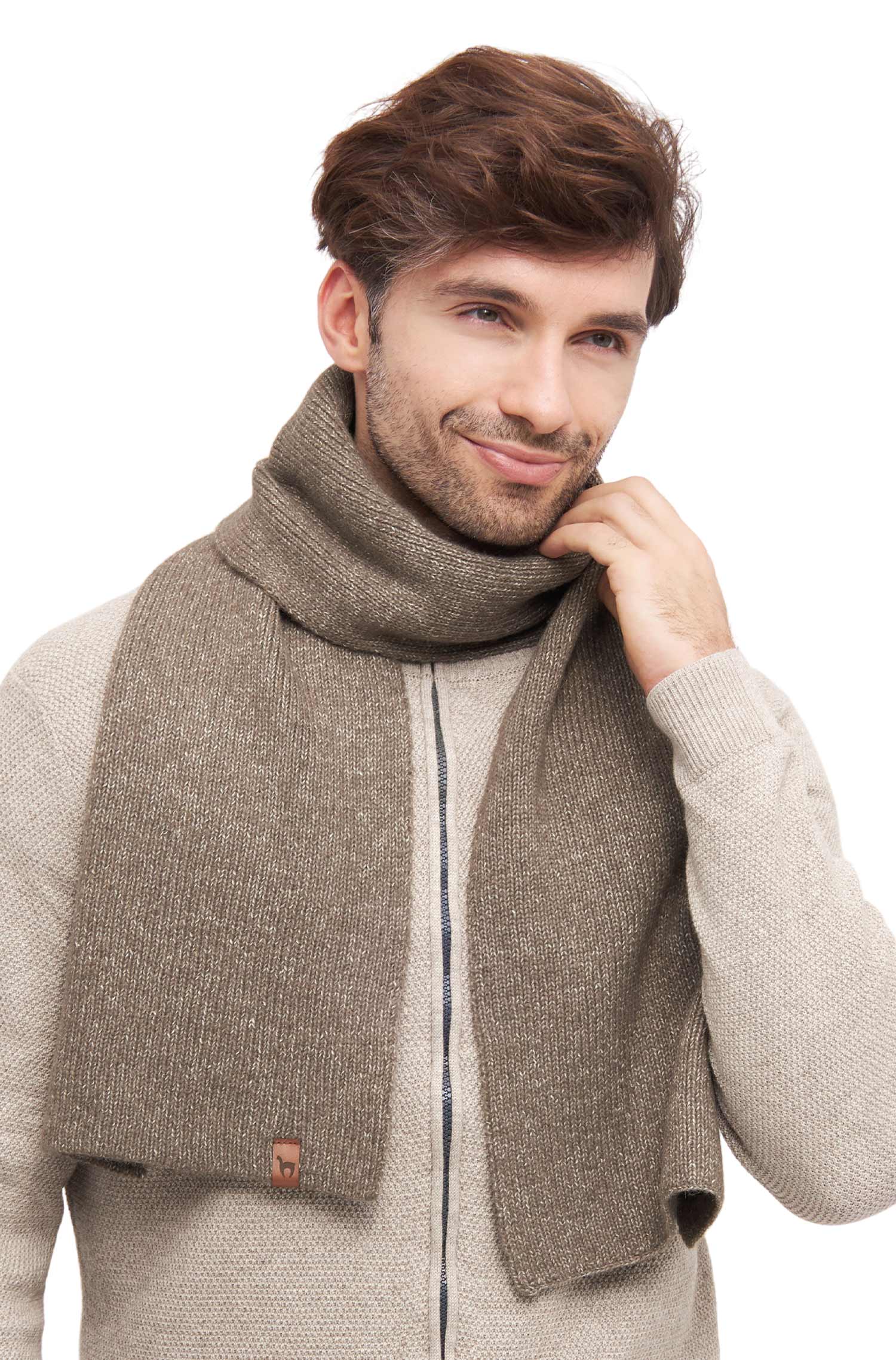 Alpaka Schal PACA-taupe