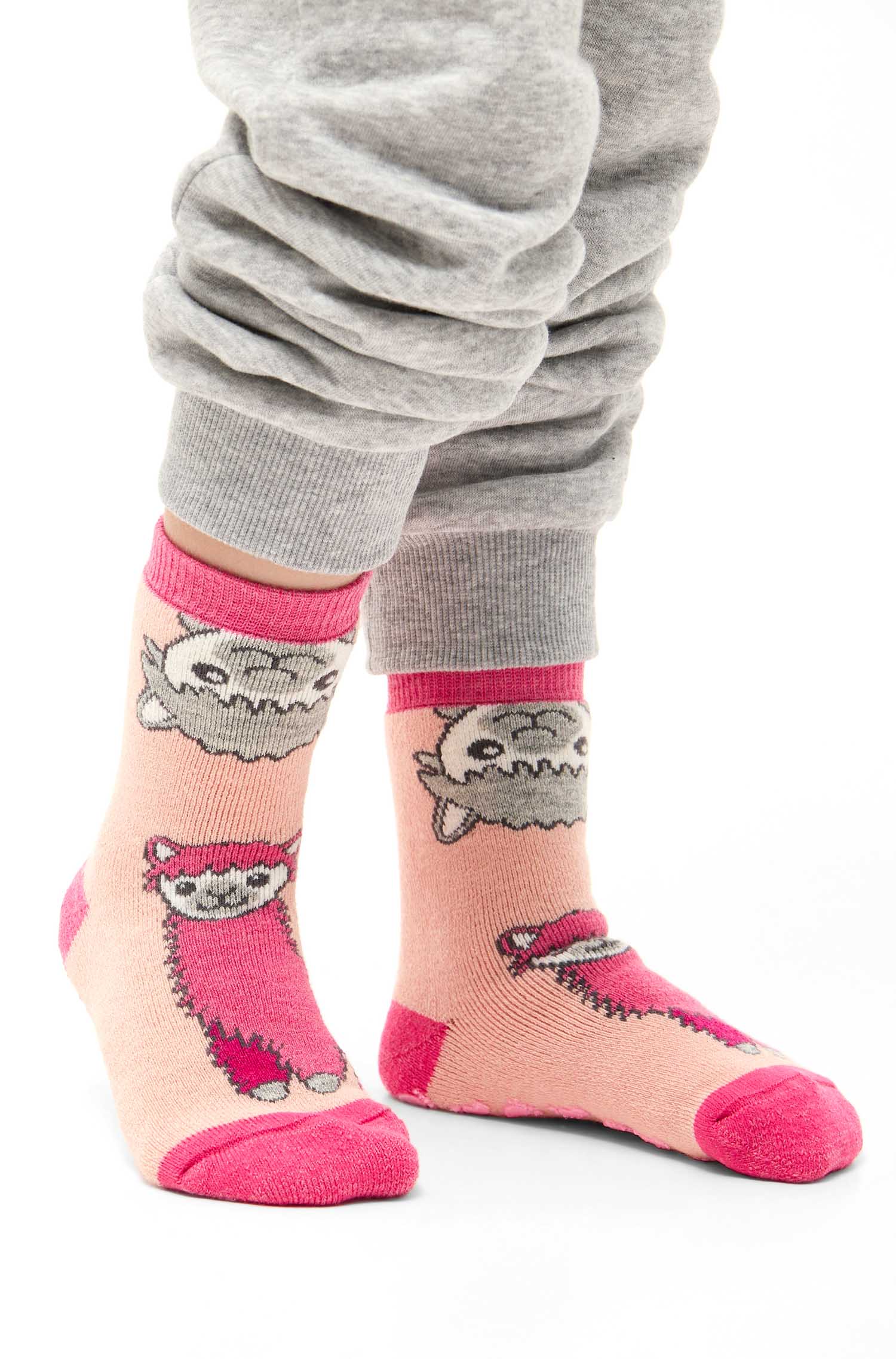 Alpaka Socken ABS-pink