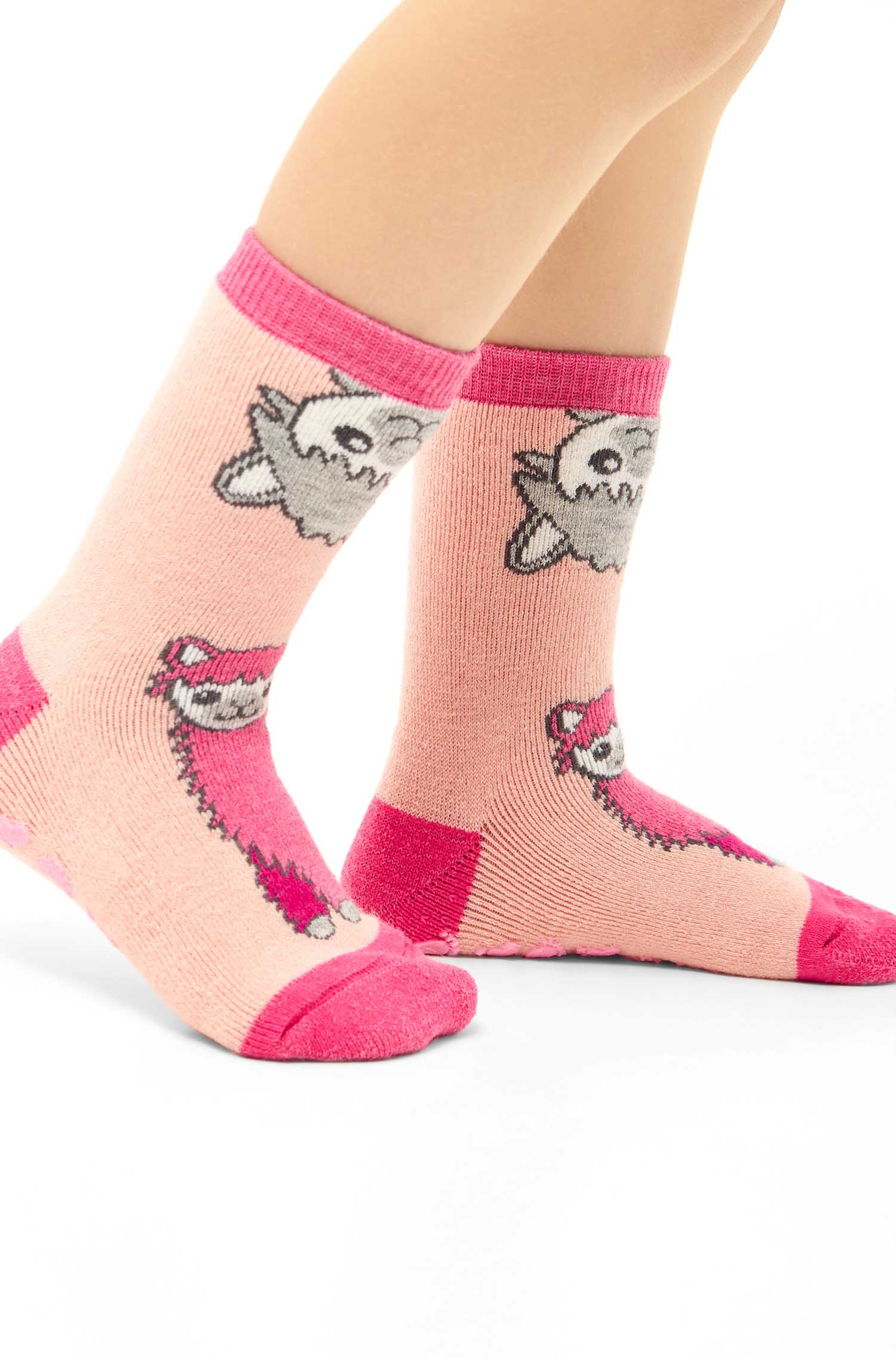 Alpaka Socken ABS-pink