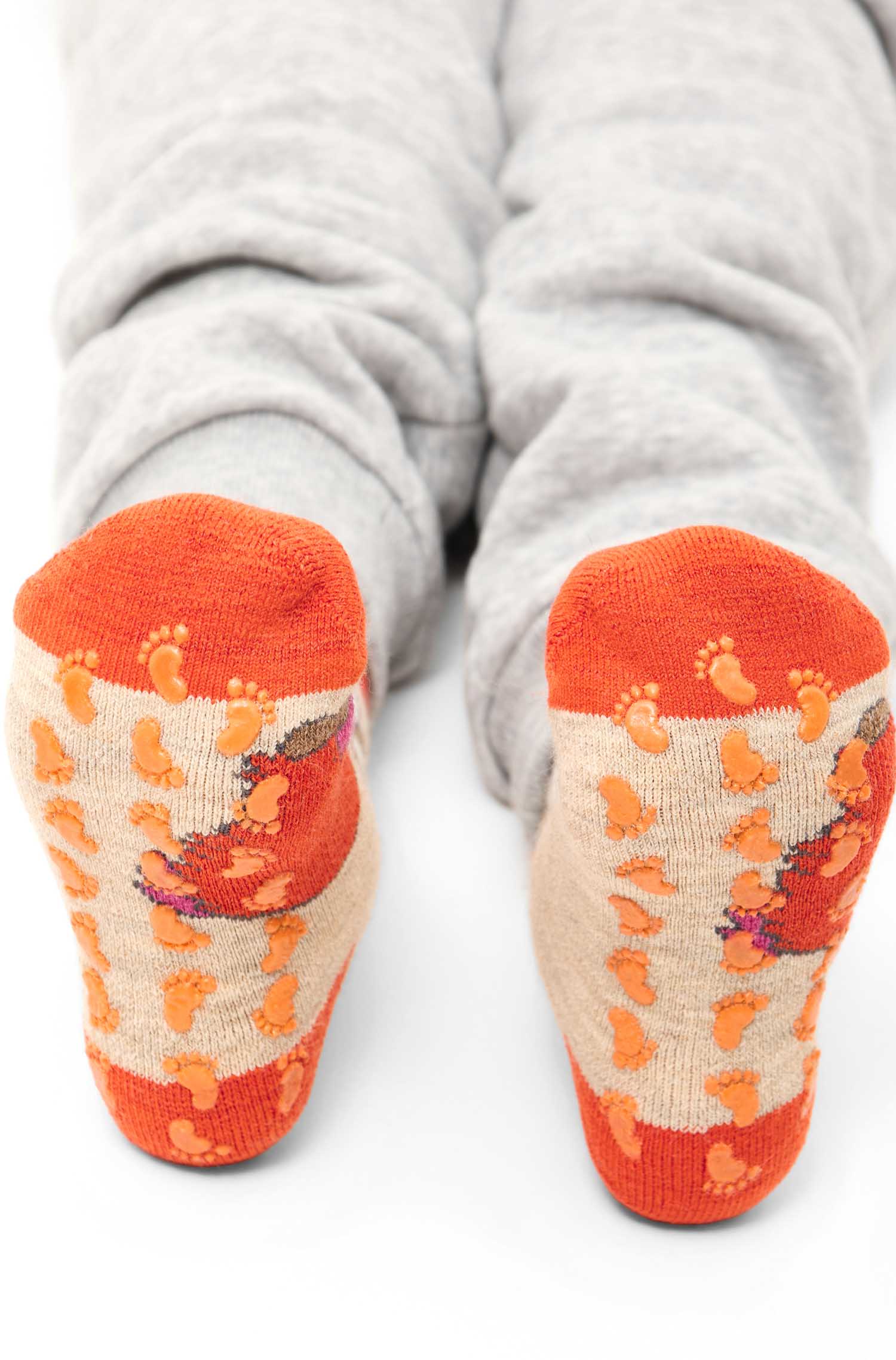 Alpaka Socken ABS | 6er-Pack-orange