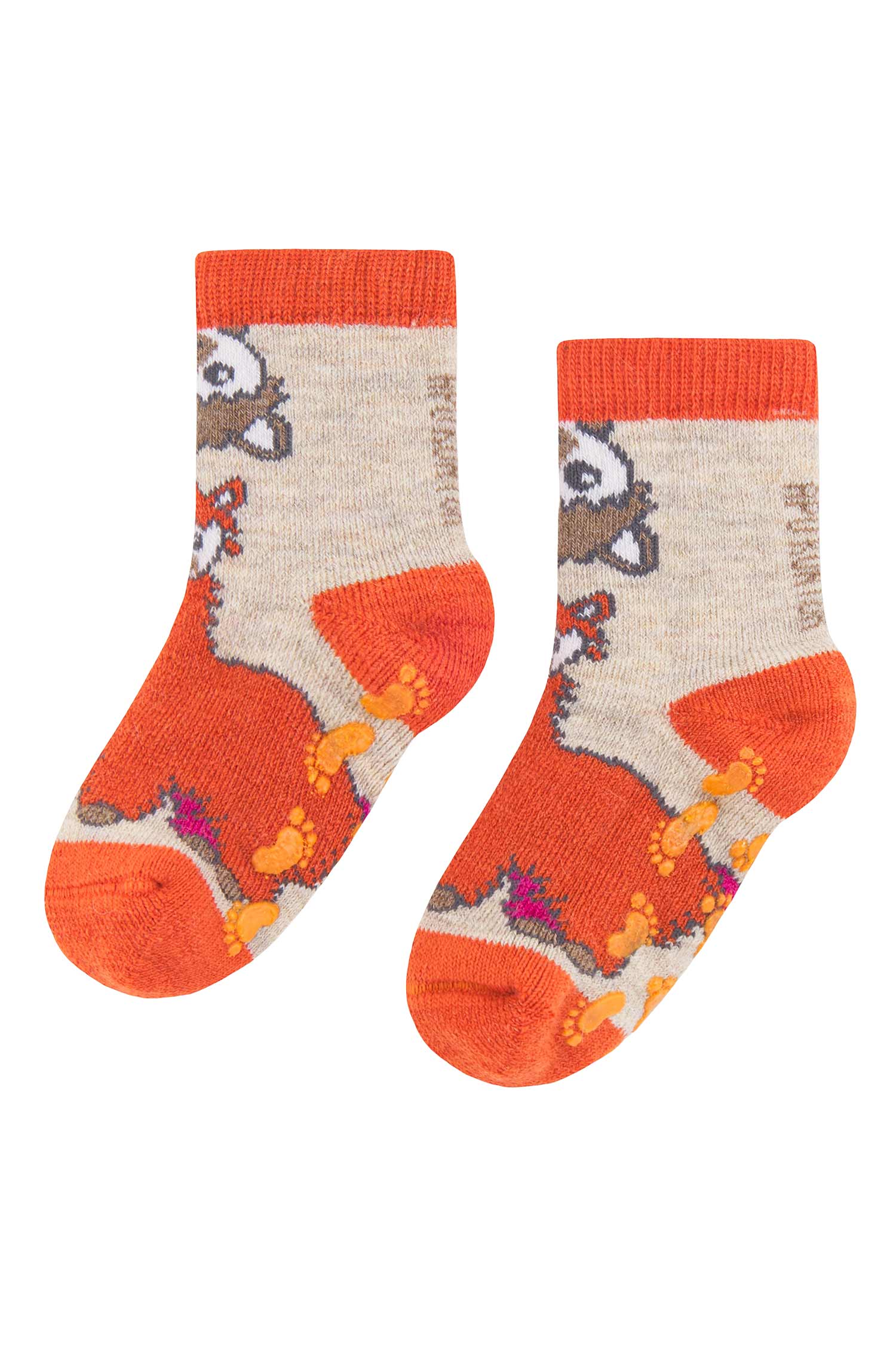 Alpaka Socken ABS | 6er-Pack-orange