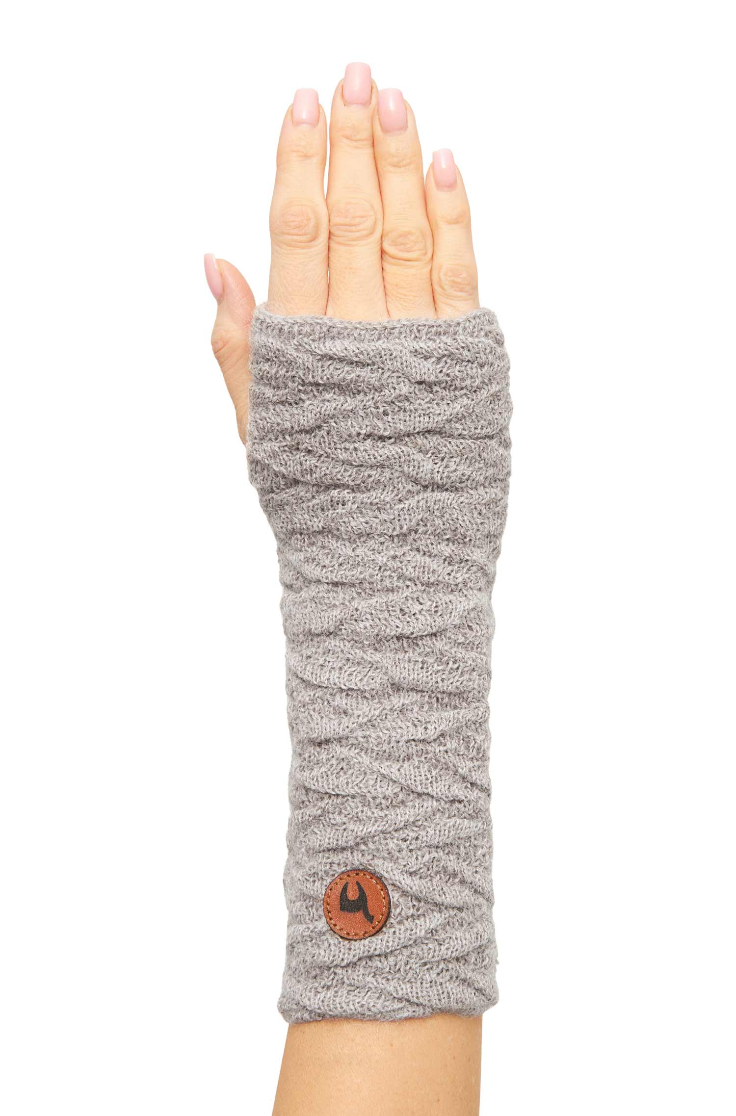 Alpaka Armstulpen BIESEN-sand