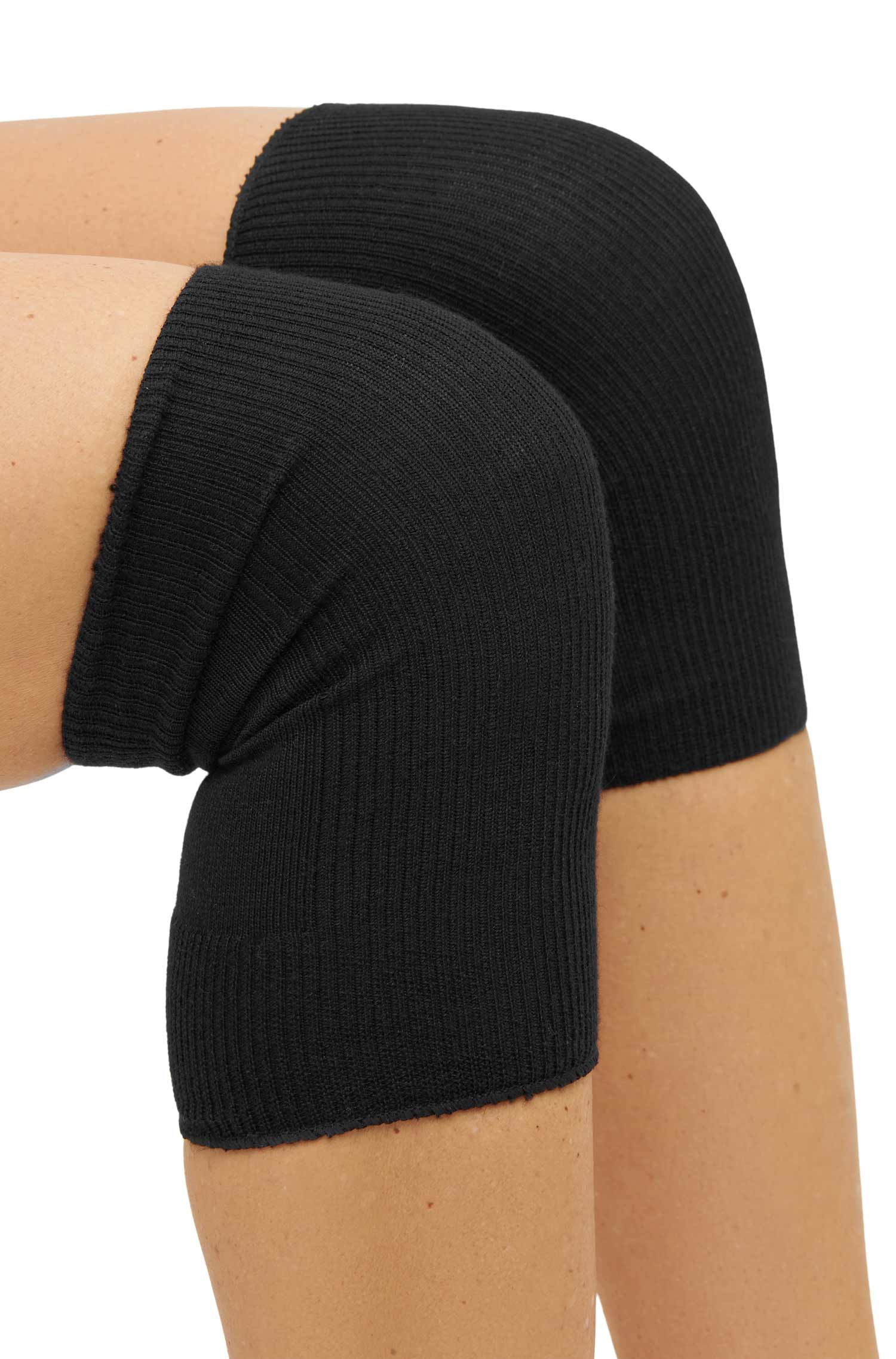 Alpaka Gelenkwärmer THERMO-schwarz