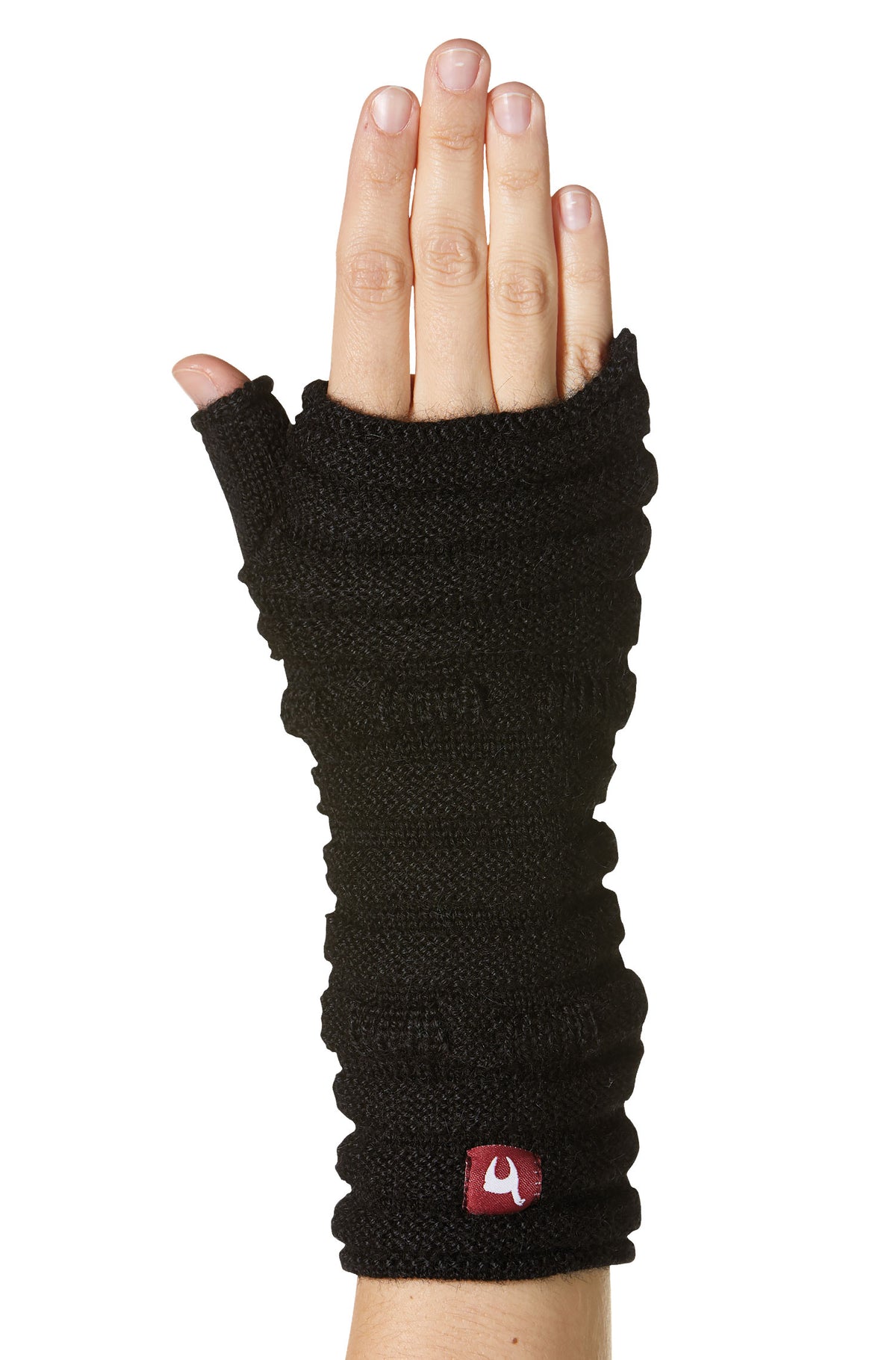 Alpaka Armstulpen ESPIGA-schwarz