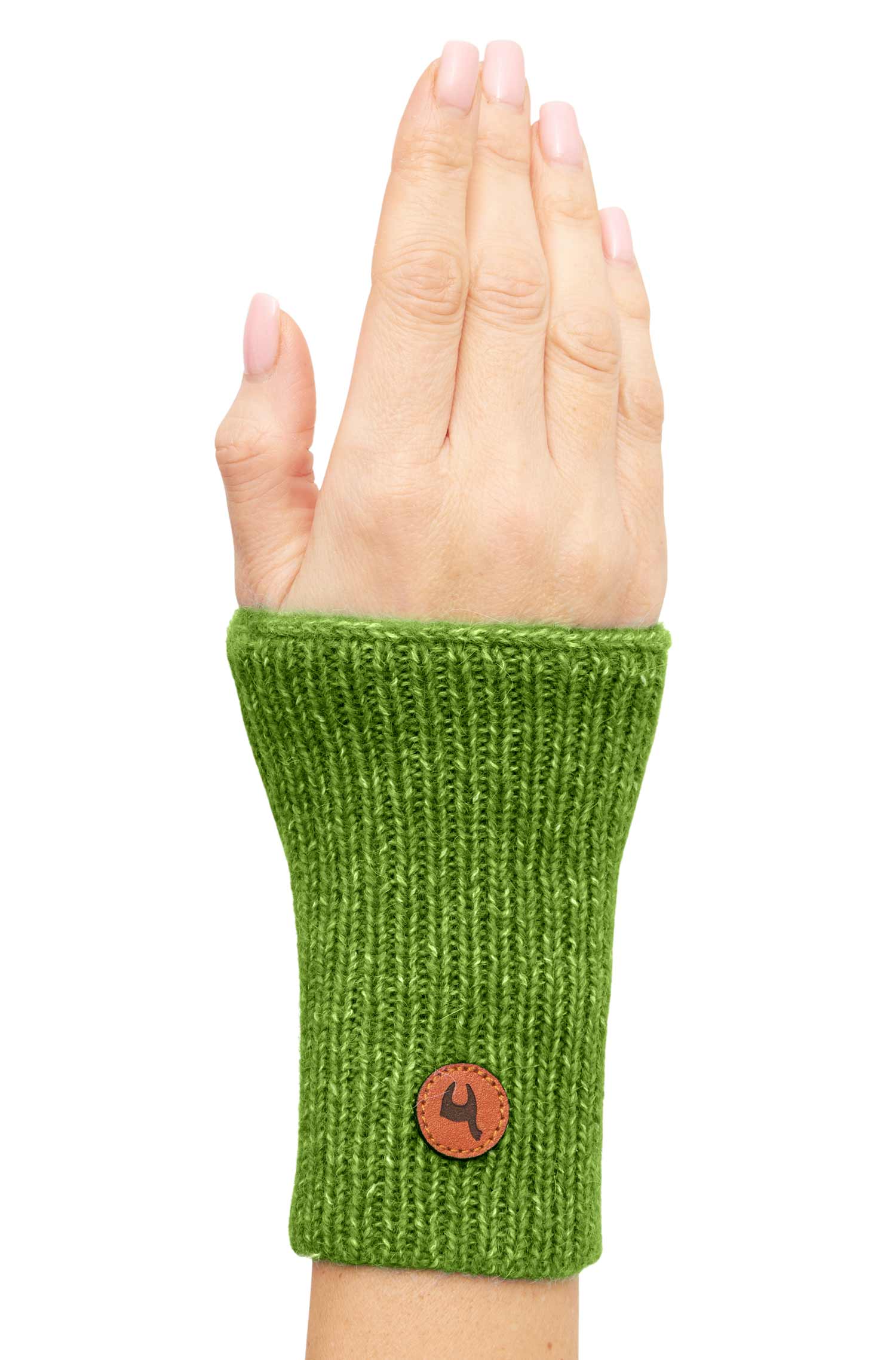 Alpaka Pulswärmer PACA-apfelgrün