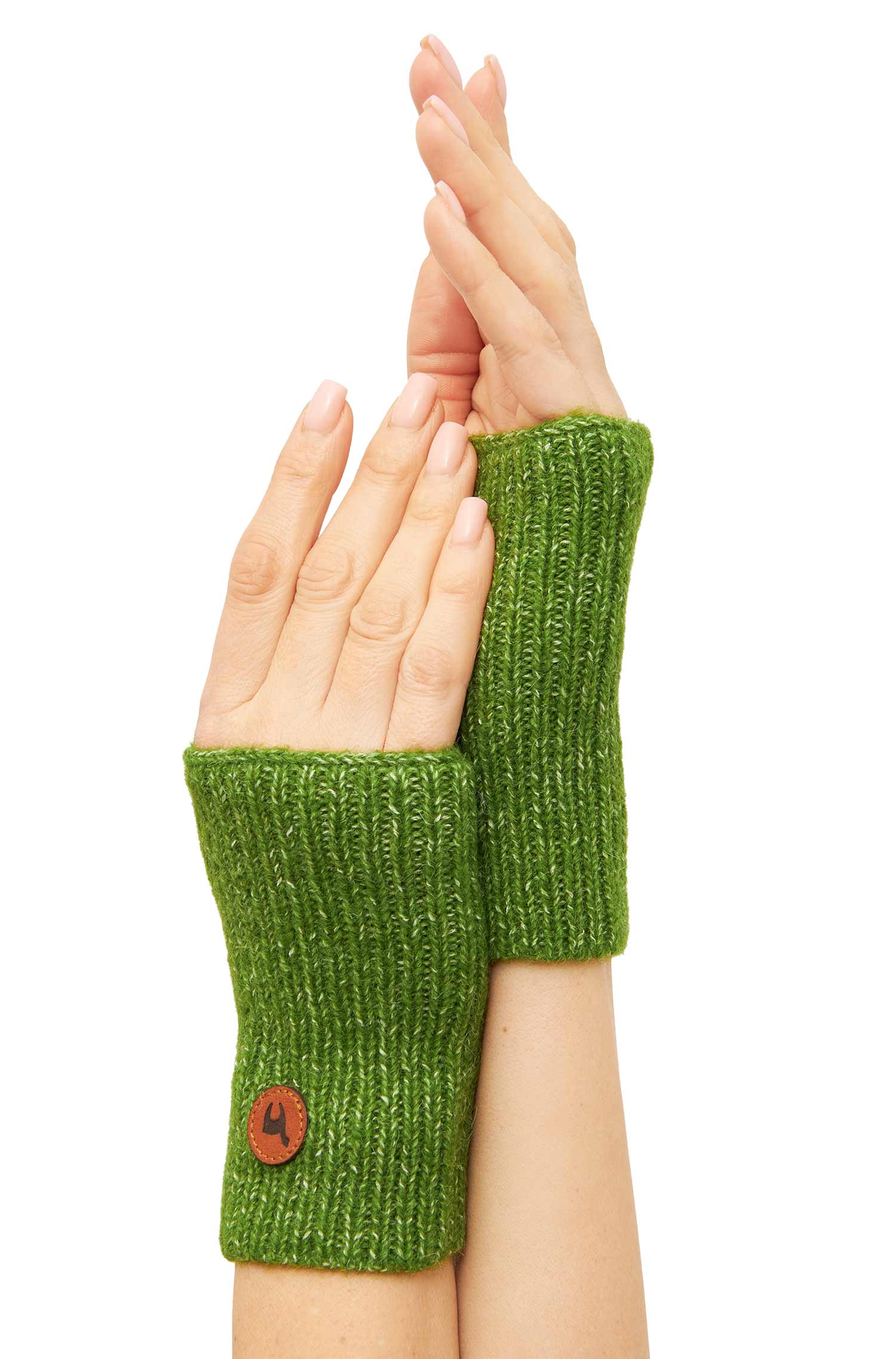 Alpaka Pulswärmer PACA-apfelgrün