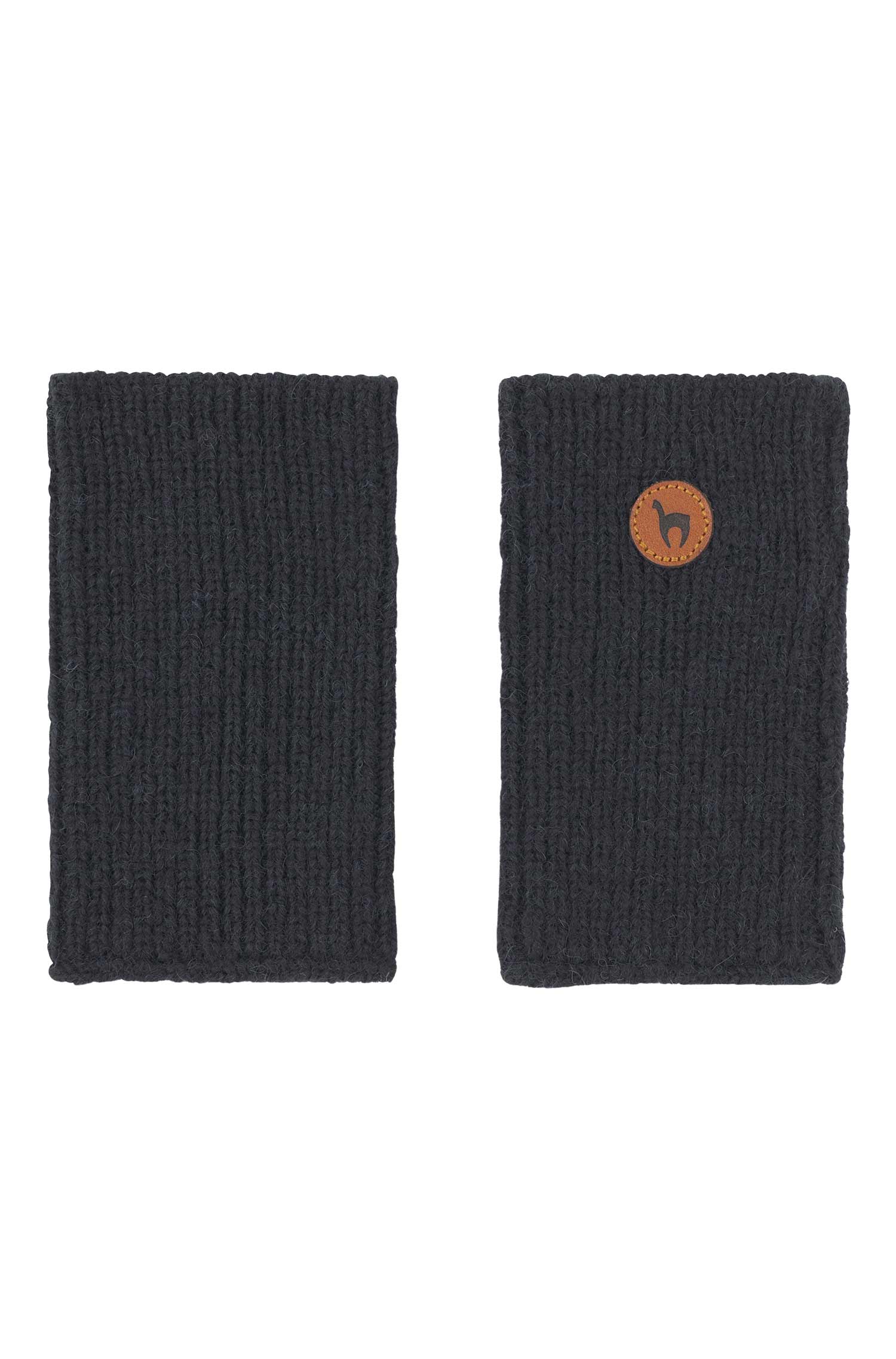 Alpaka Pulswärmer PACA-schwarz