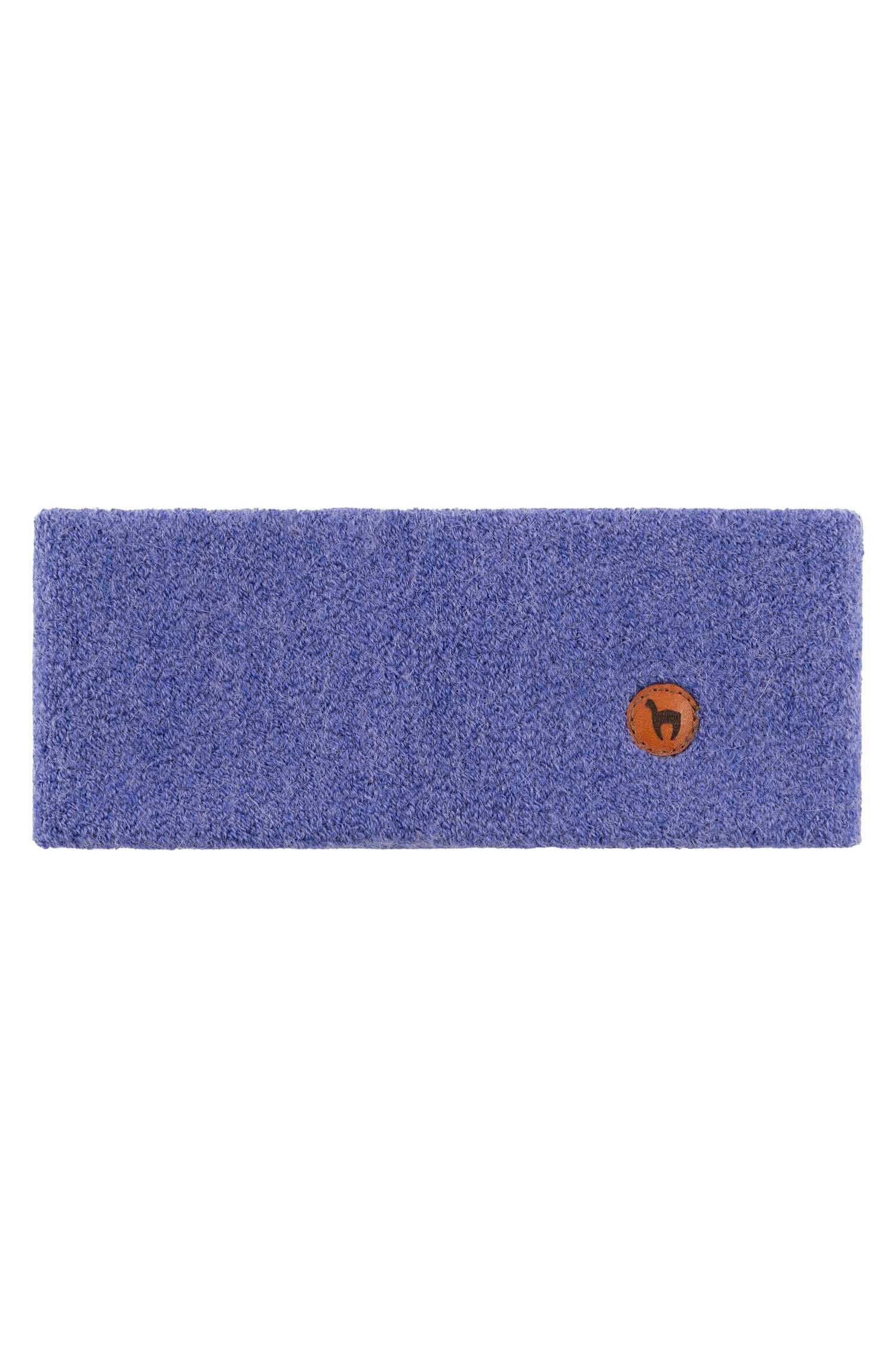 Alpaka Stirnband STRETCH-kornblume