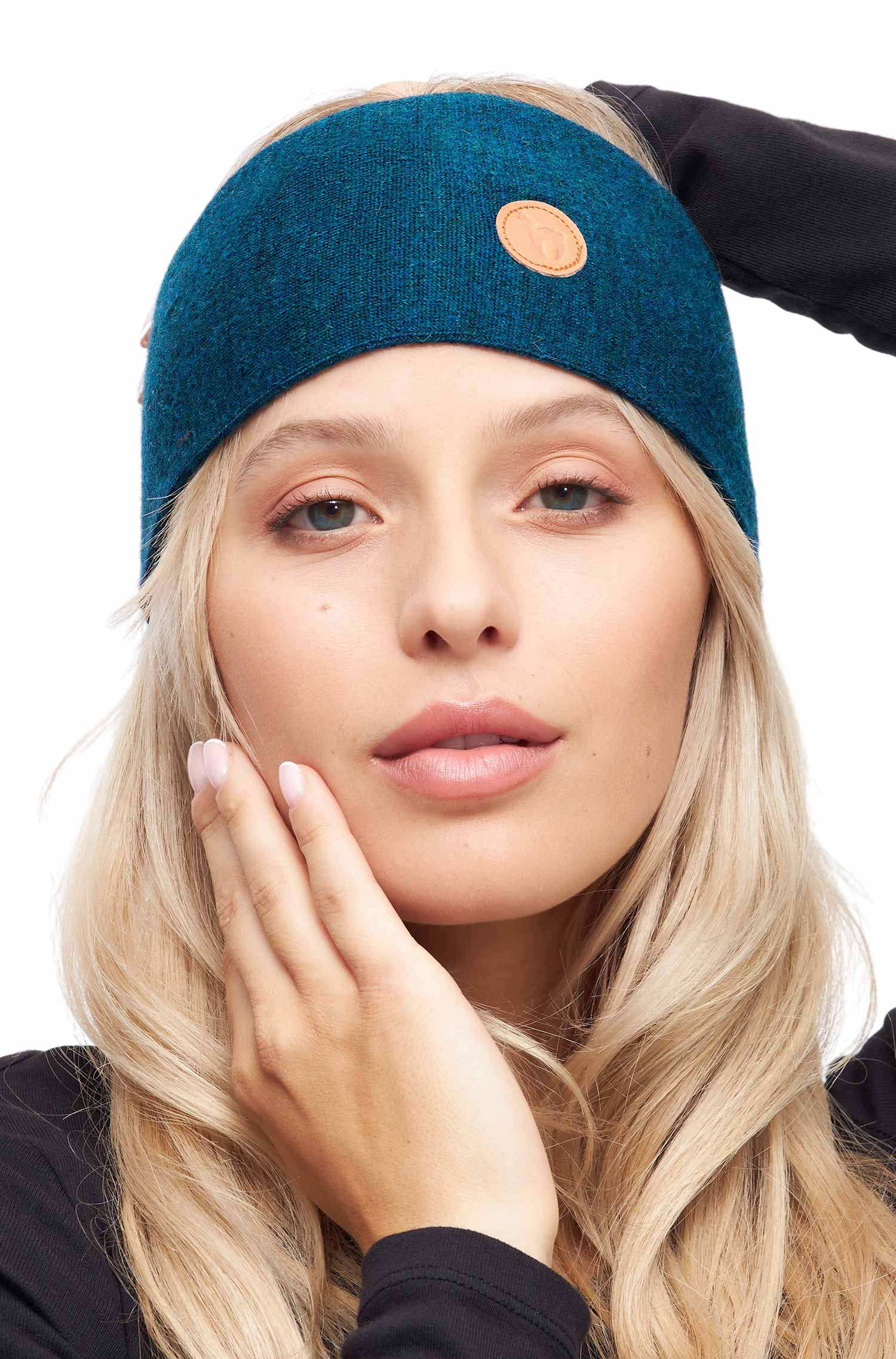 Alpaka Stirnband ROYAL ALPACA SPORT-petrol