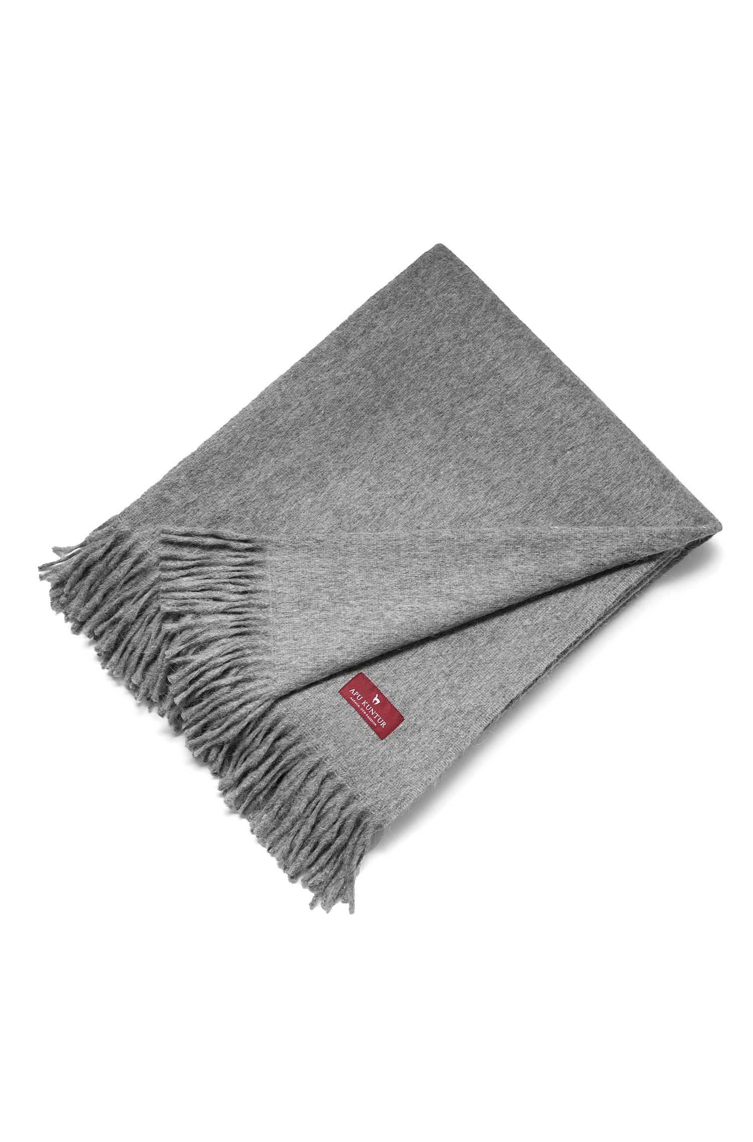 Alpaka Decke CABANA-grau