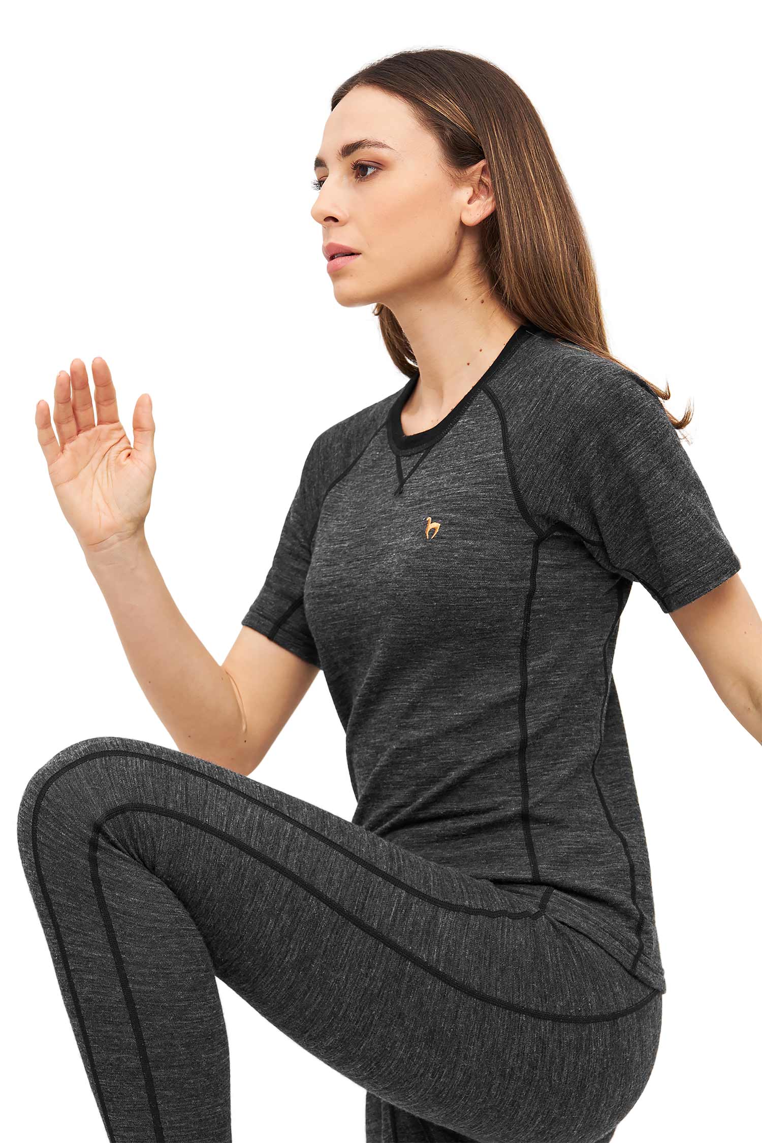 Alpaka Shirt THERMO-anthrazit