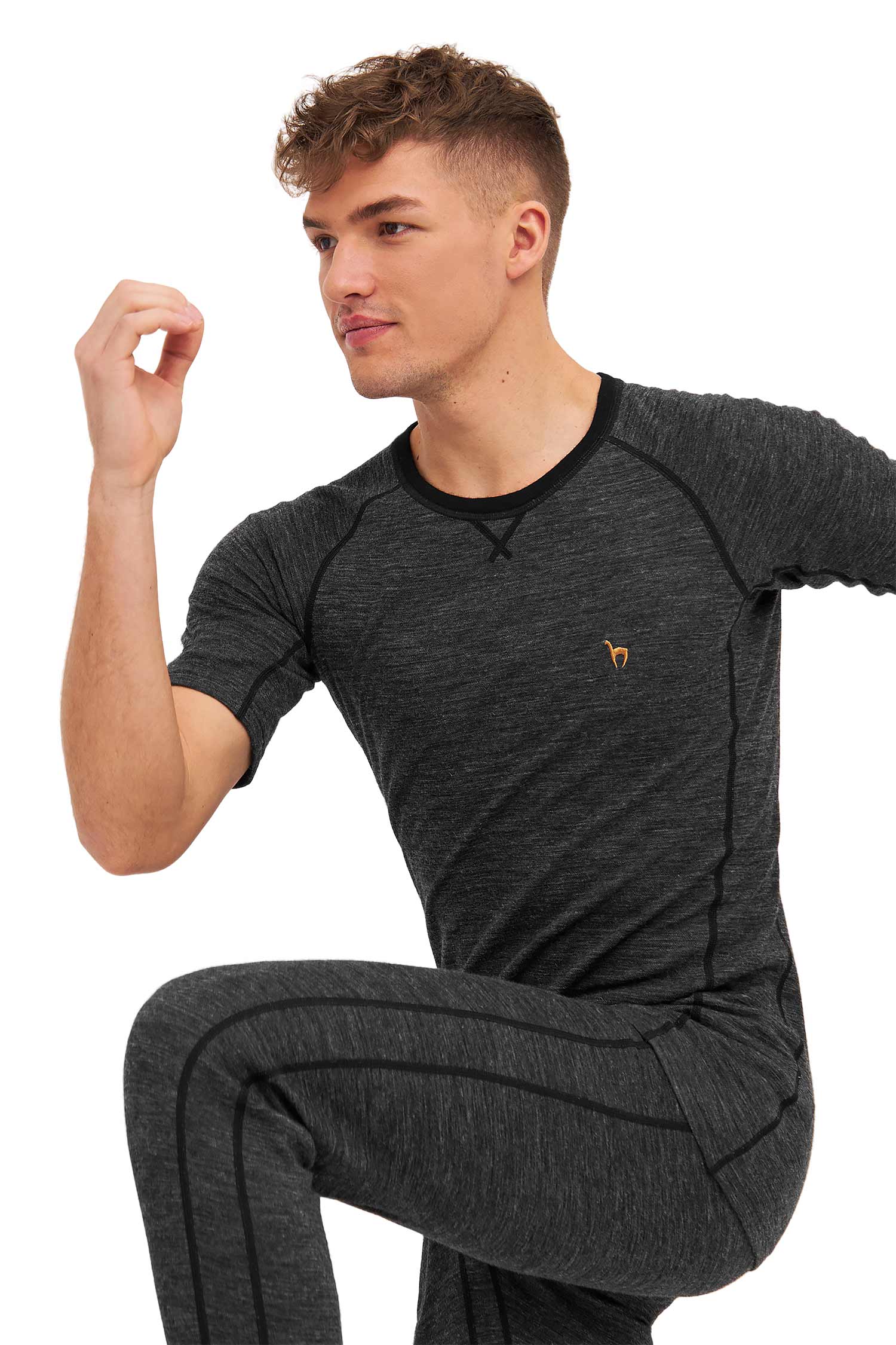 Alpaka Shirt THERMO-anthrazit