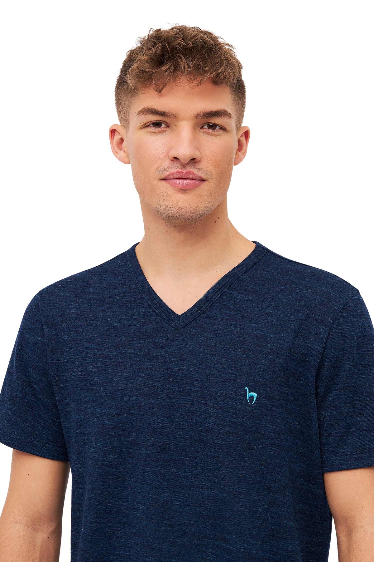 Alpaka T-Shirt THERMO-navy