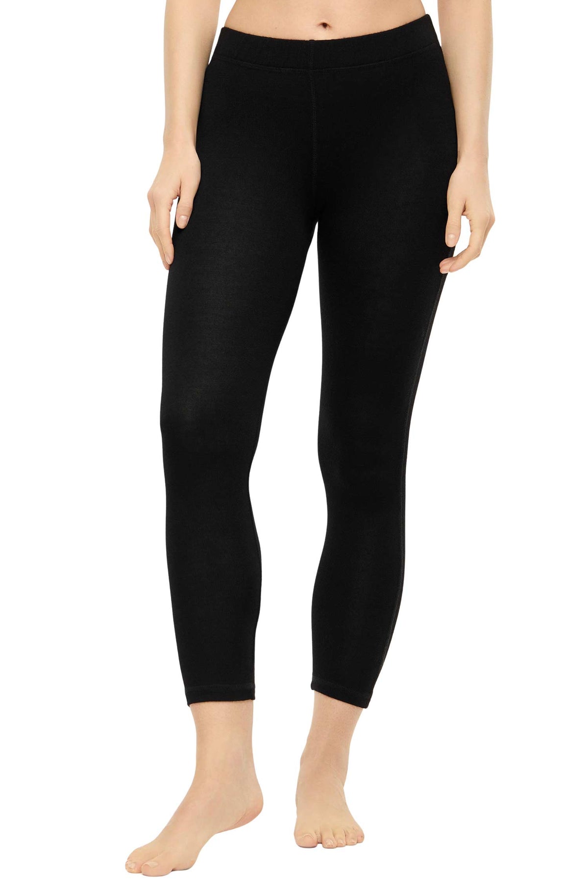 Alpaka Leggings LUZIA-schwarz