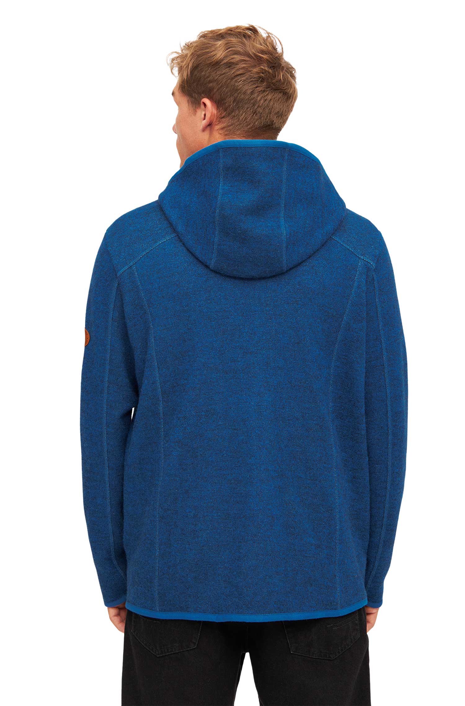 Alpaka Kapuzenjacke ALPACA SPORT aus Alpaka-Woll-Mix-blau