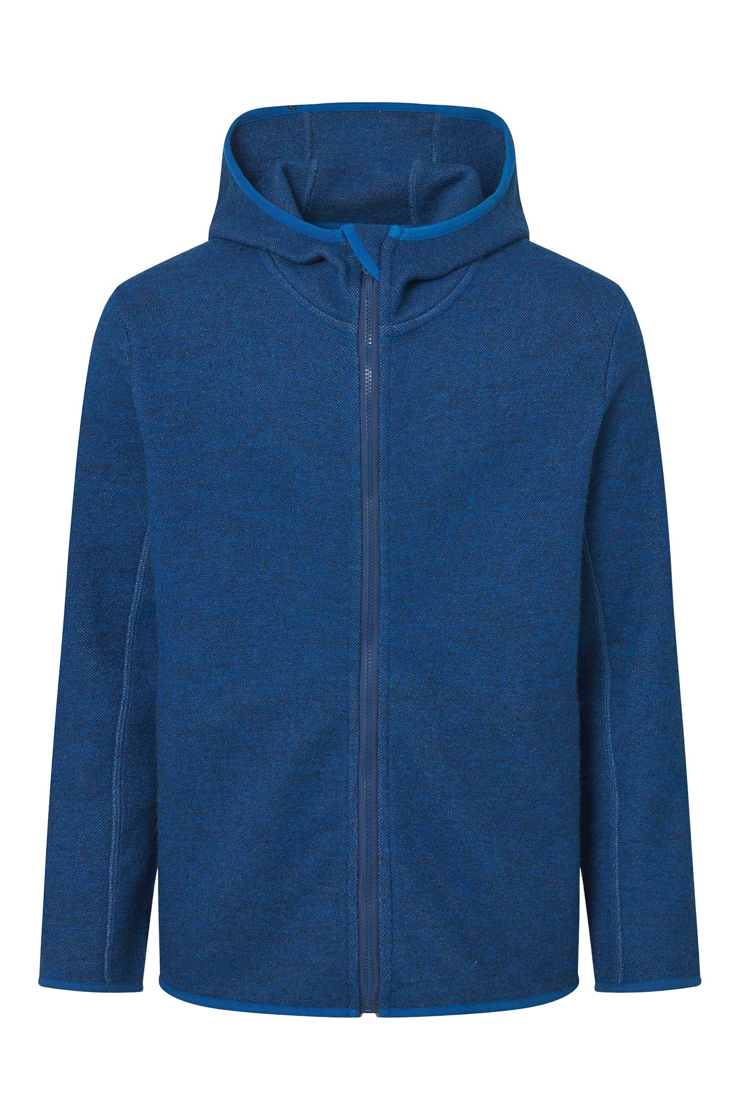 Alpaka Kapuzenjacke ALPACA SPORT aus Alpaka-Woll-Mix-blau
