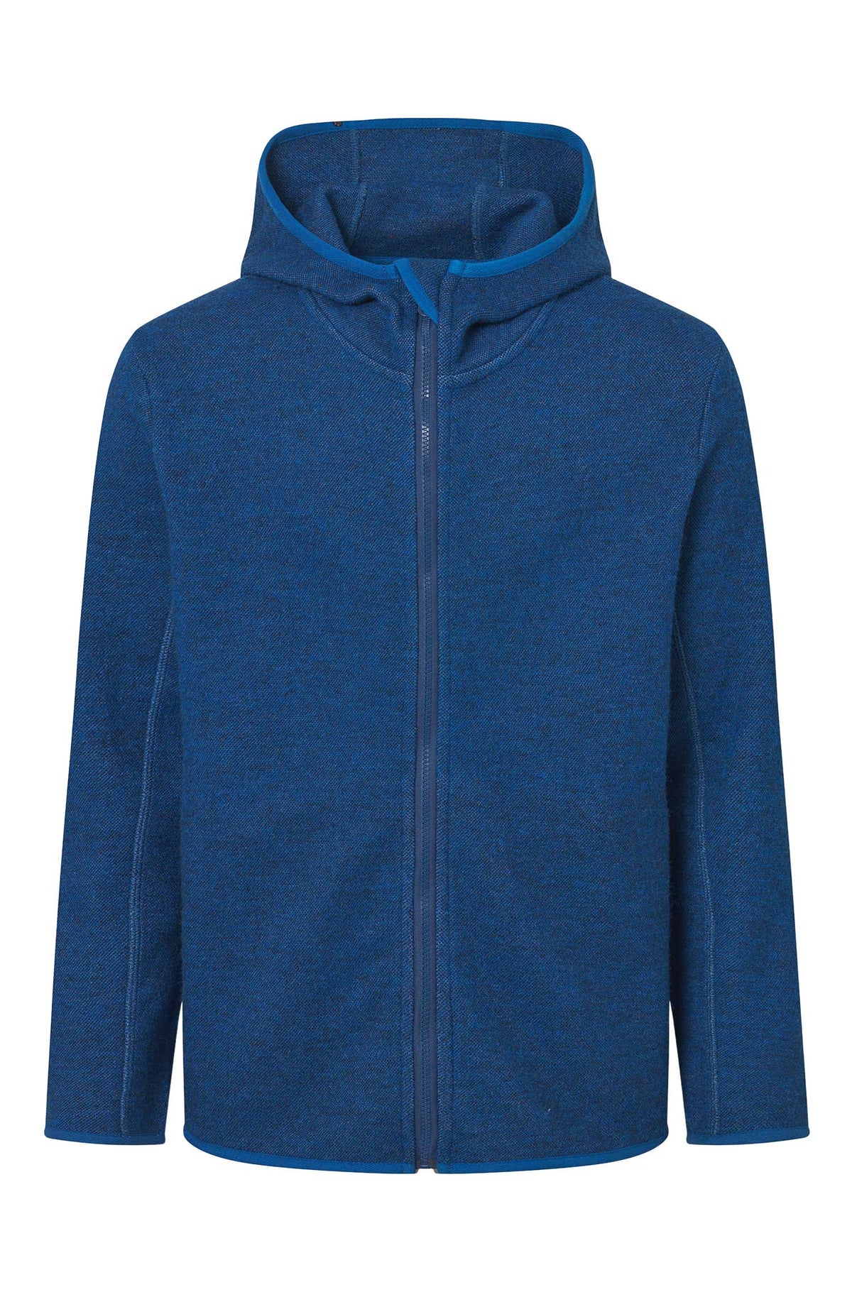 Alpaka Kapuzenjacke ALPACA SPORT-blau