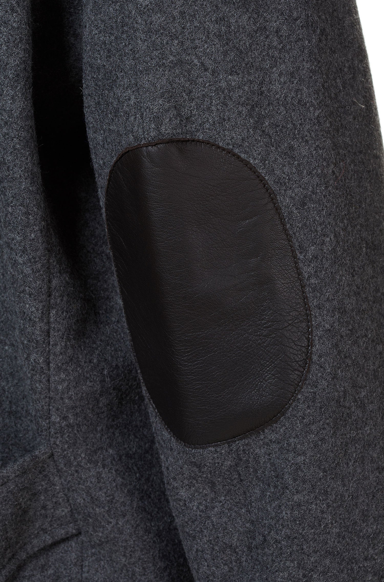 Alpaka Mantel COLANI aus Alpaka und Woll-Mix-grau