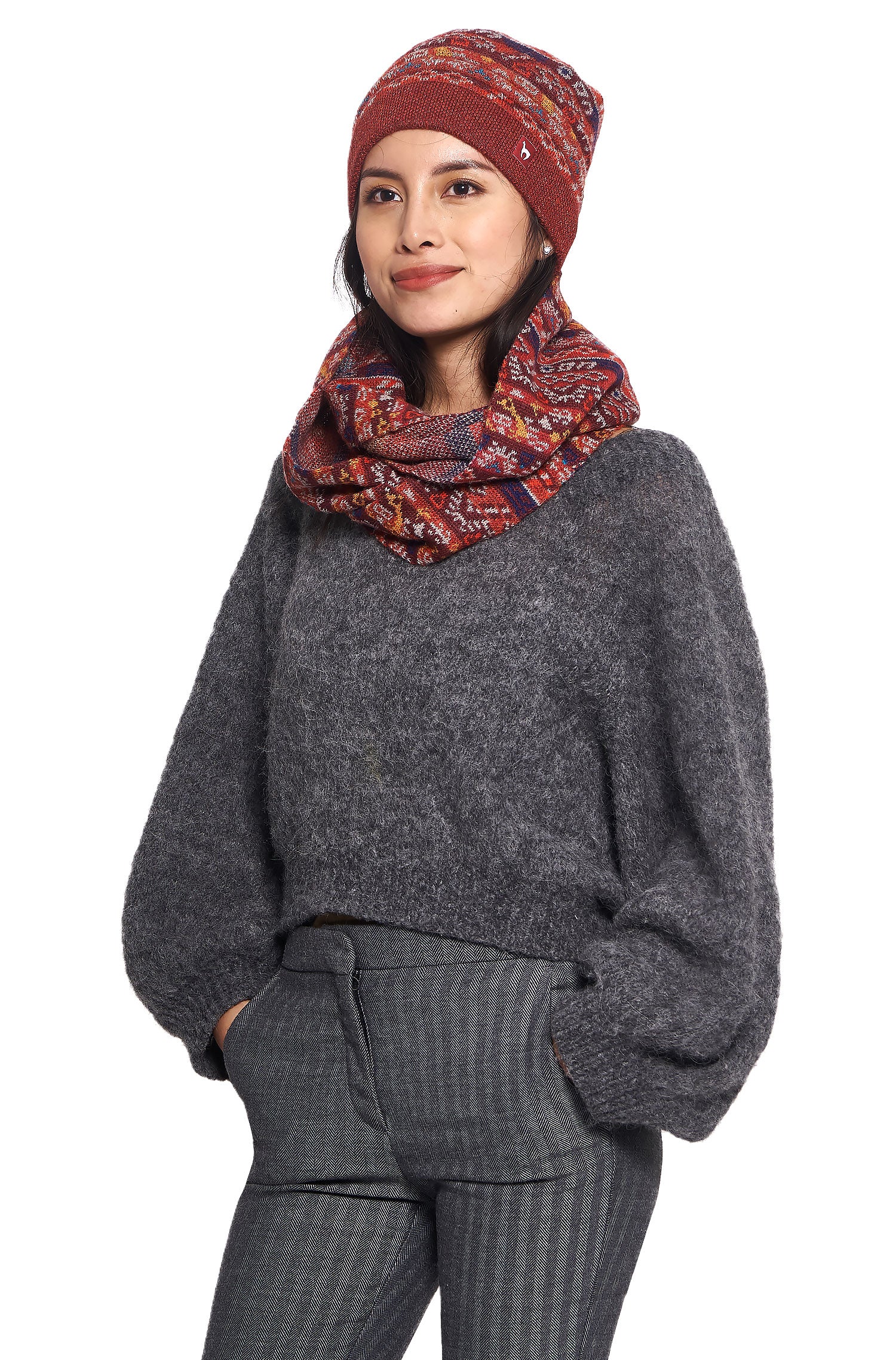 Alpaka Schal GELIA aus 100% Baby Alpaka-gelia