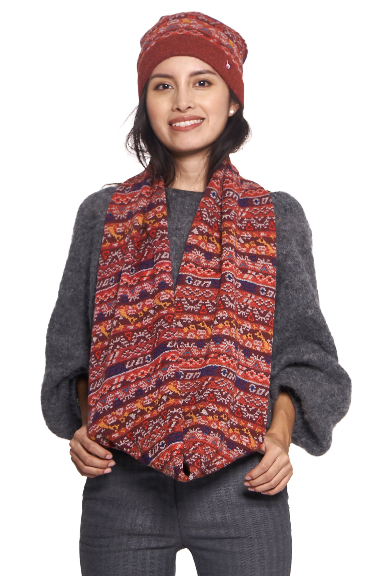 Alpaka Schal GELIA aus 100% Baby Alpaka-gelia