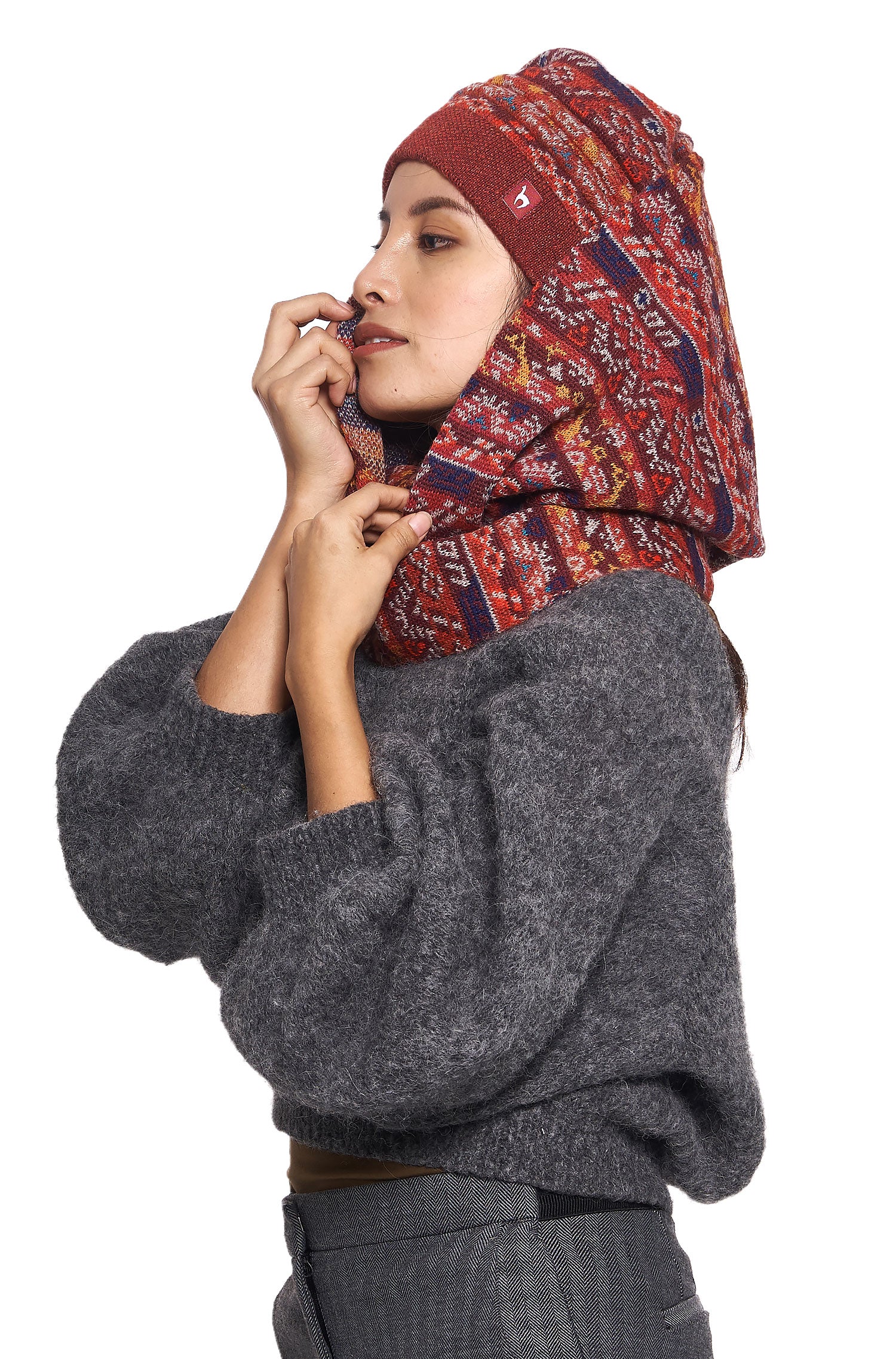 Alpaka Schal GELIA aus 100% Baby Alpaka-gelia