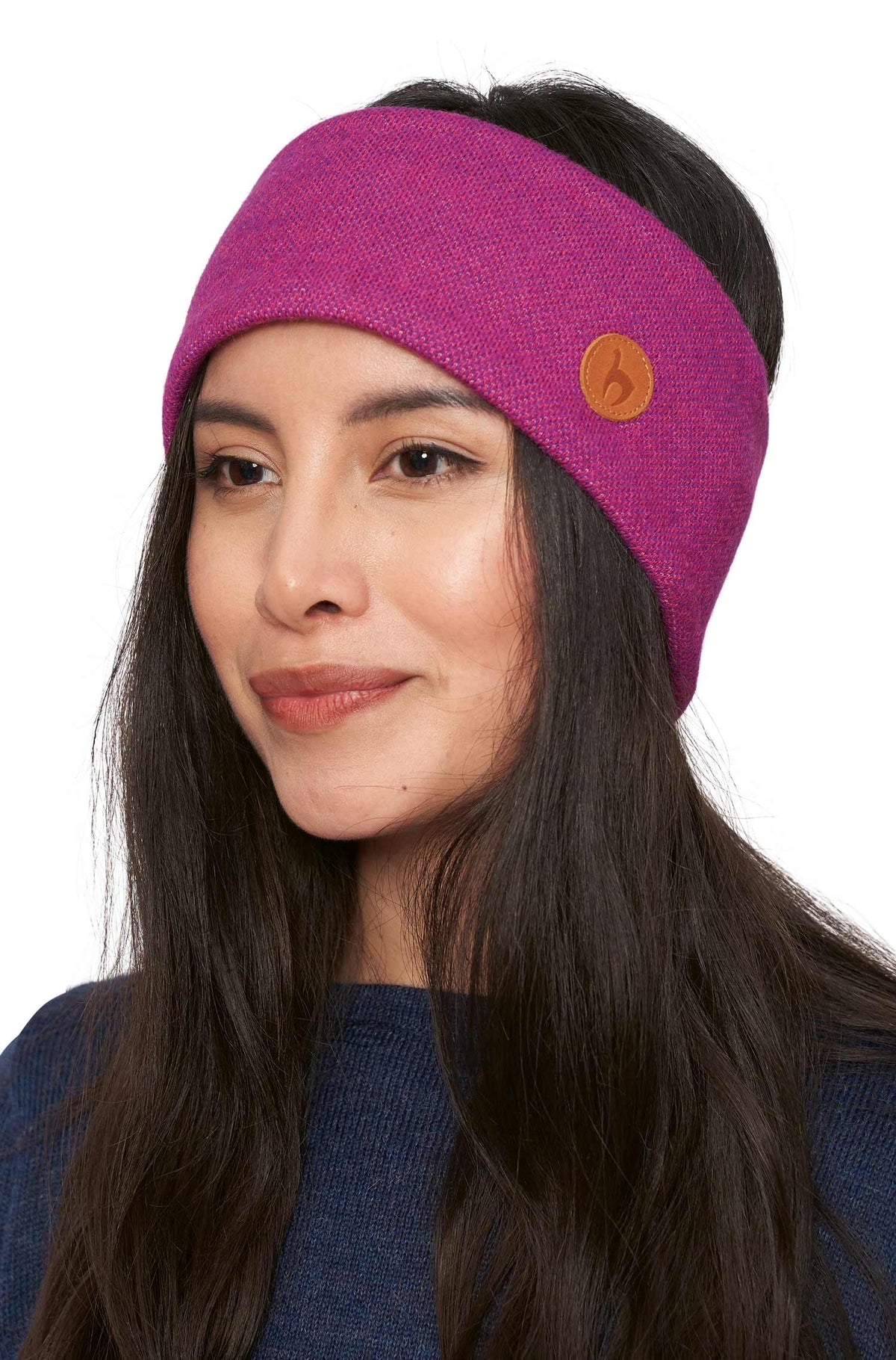 Alpaka Stirnband ALPACA SPORT-fuchsia