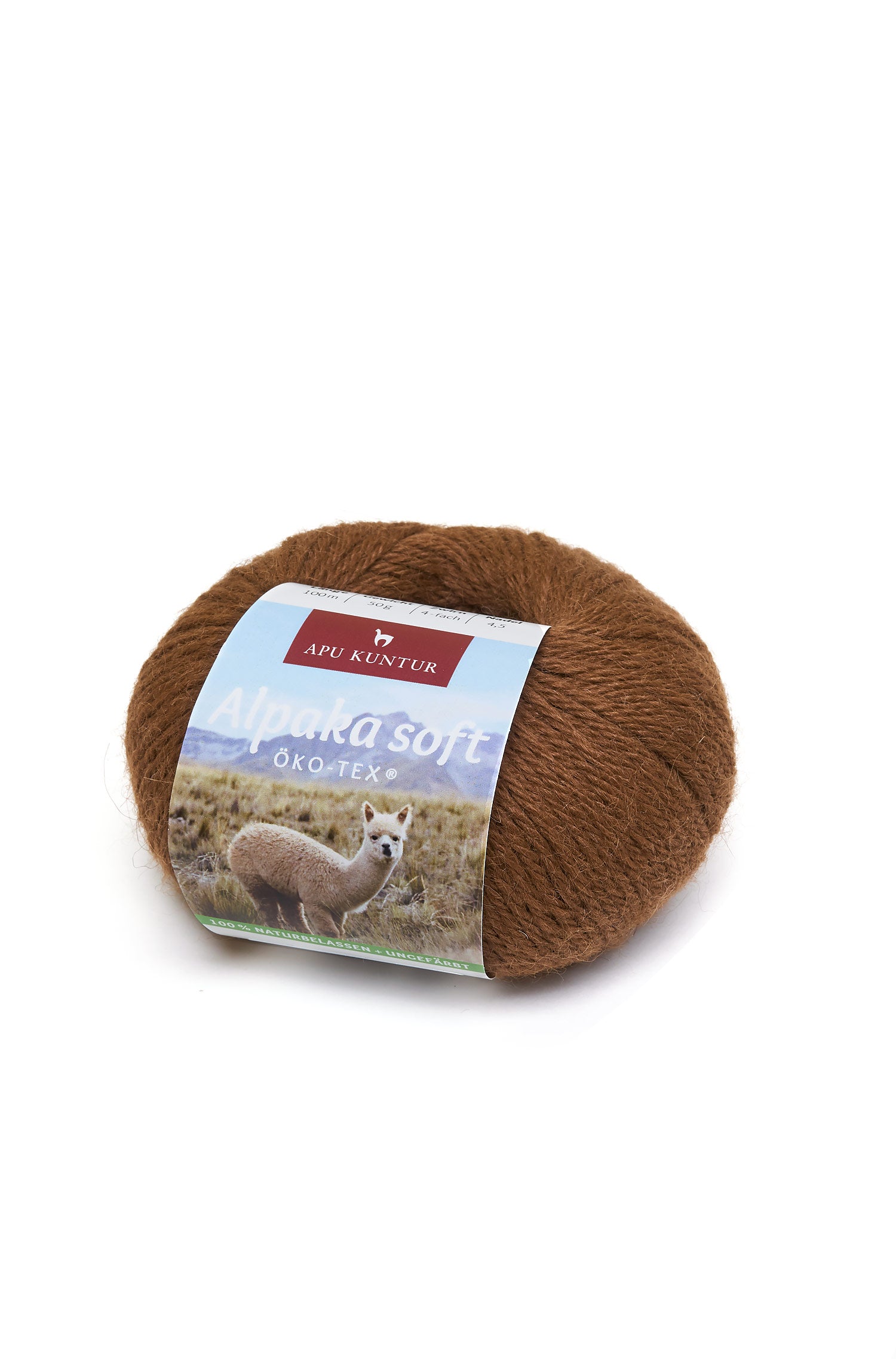 Alpaka Wolle SOFT | 50g | 100% Alpaka Superfine-braun