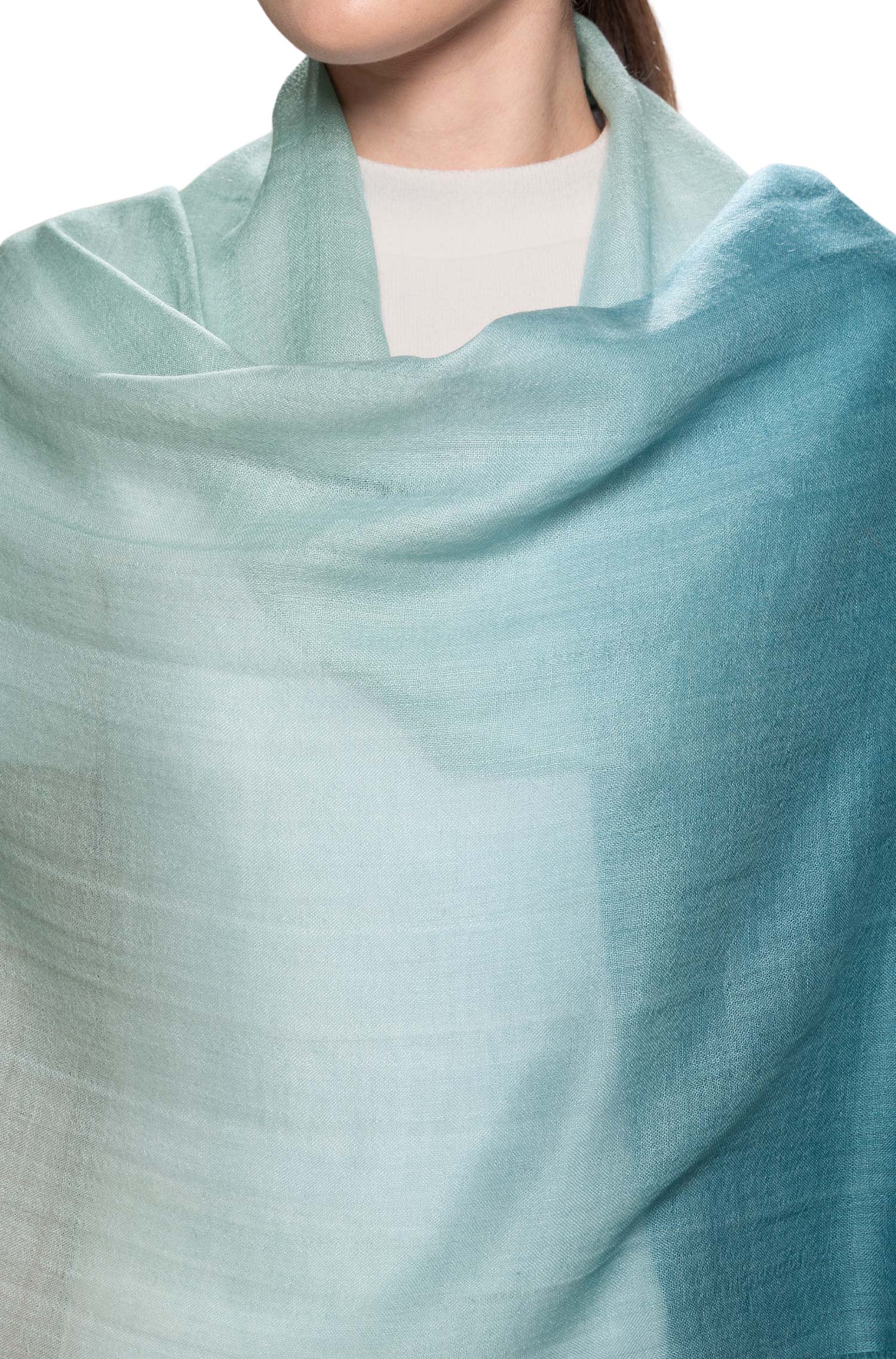 Stola AURA-mint/petrol