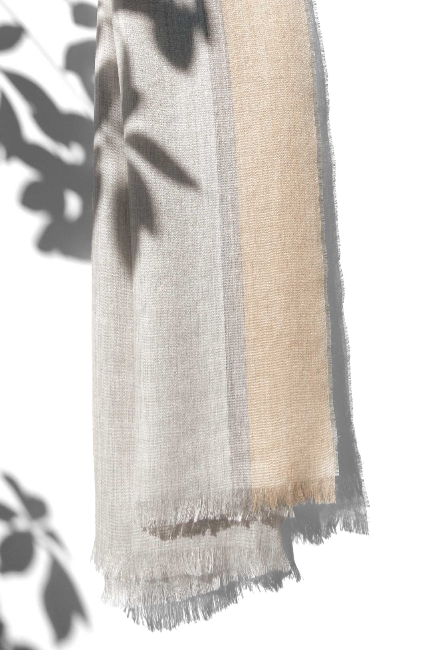 Stola RUMI-grau/beige