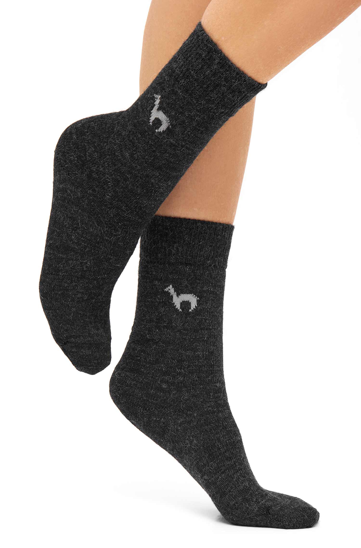 Alpaka Socken BUSINESS-dunkelgrau