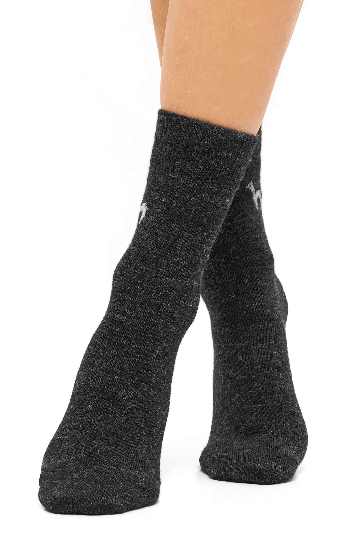 Alpaka Socken BUSINESS-dunkelgrau