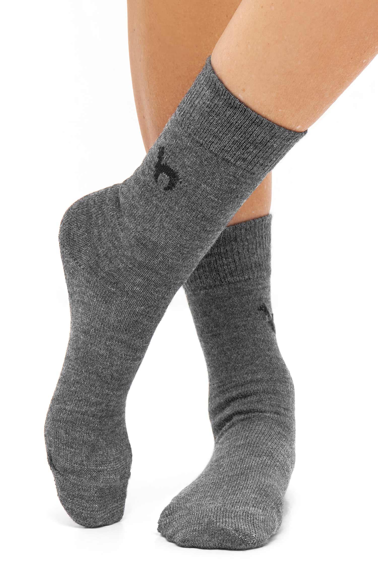 Alpaka Socken BUSINESS-grau