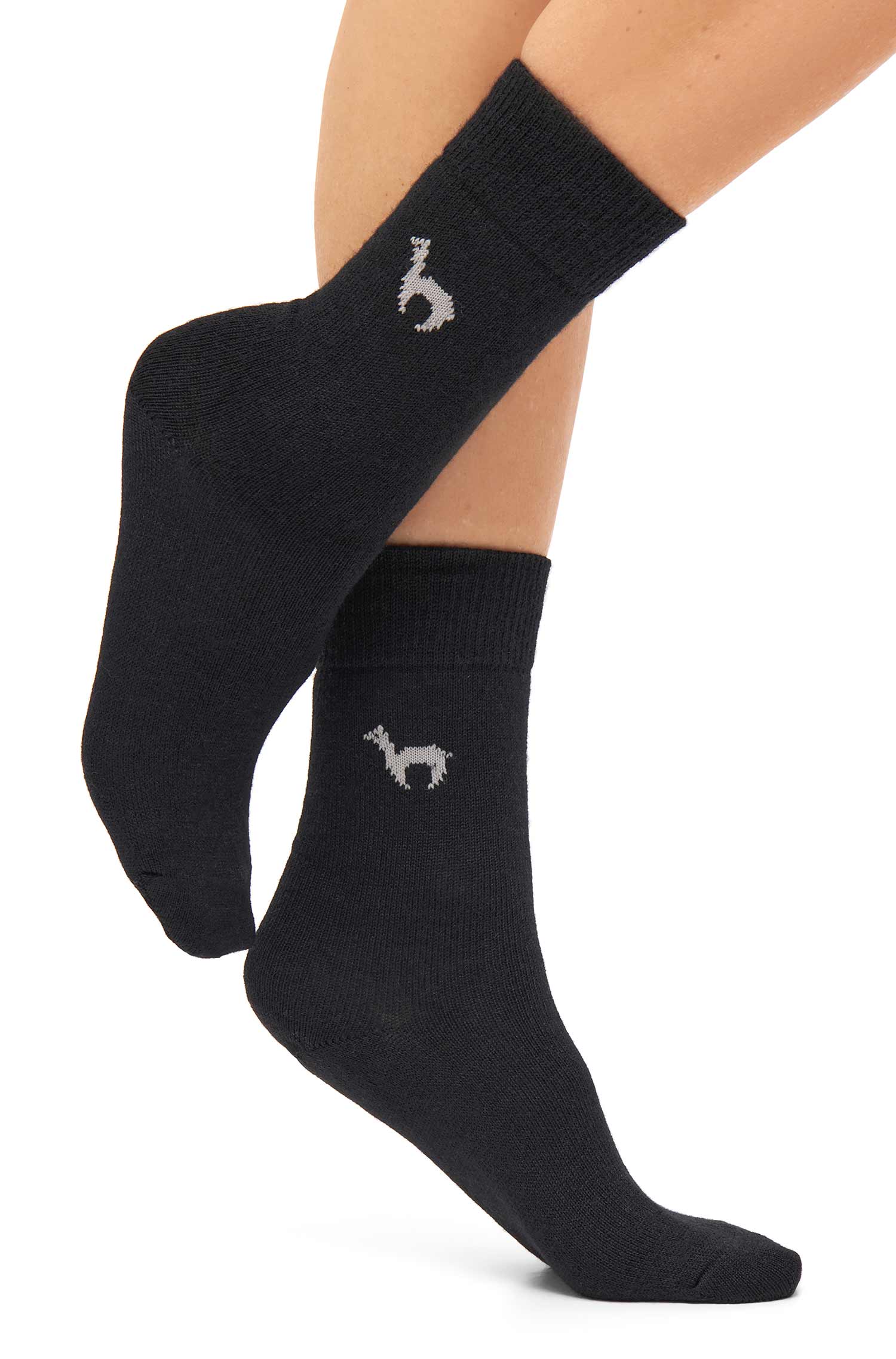 Alpaka Socken BUSINESS-schwarz