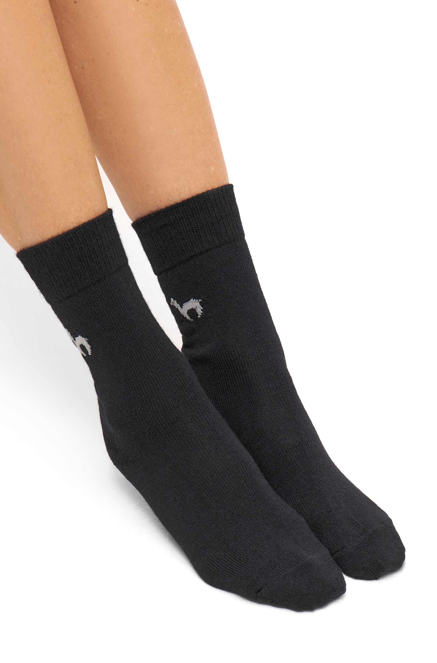 Alpaka Socken BUSINESS-schwarz