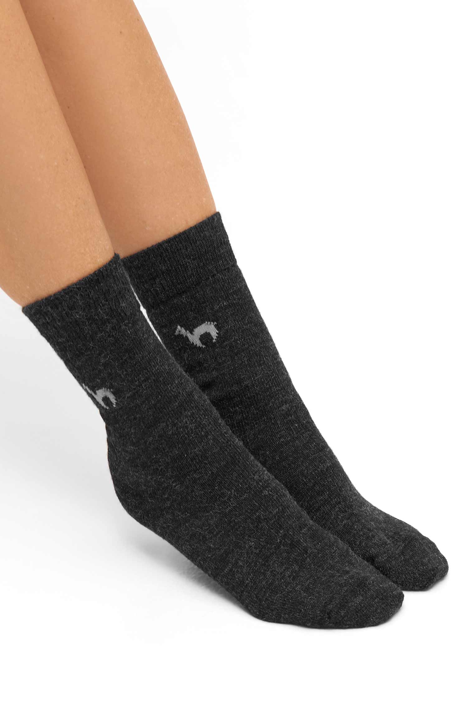 Alpaka Socken BUSINESS | 6er-Pack-dunkelgrau