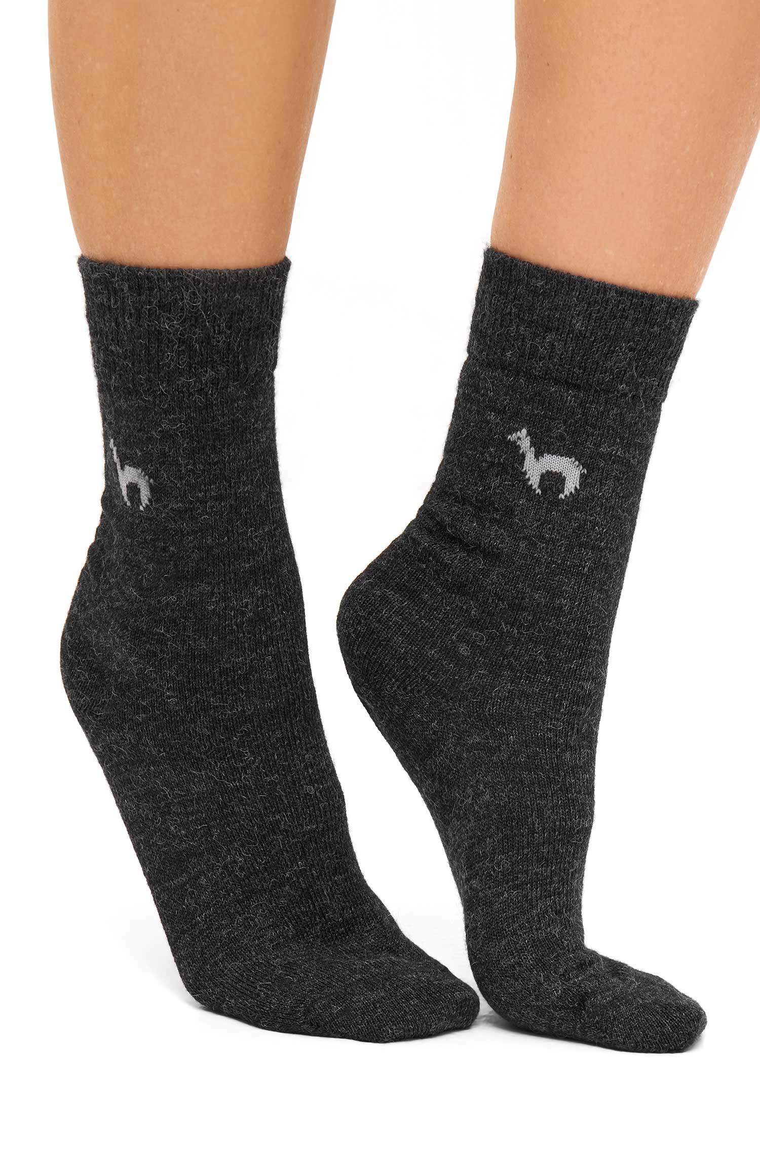 Alpaka Socken BUSINESS | 6er-Pack-dunkelgrau