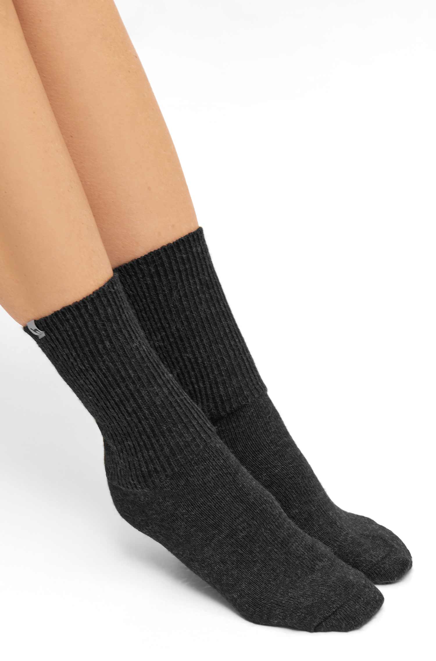 Alpaka Socken SOFT-dunkelgrau