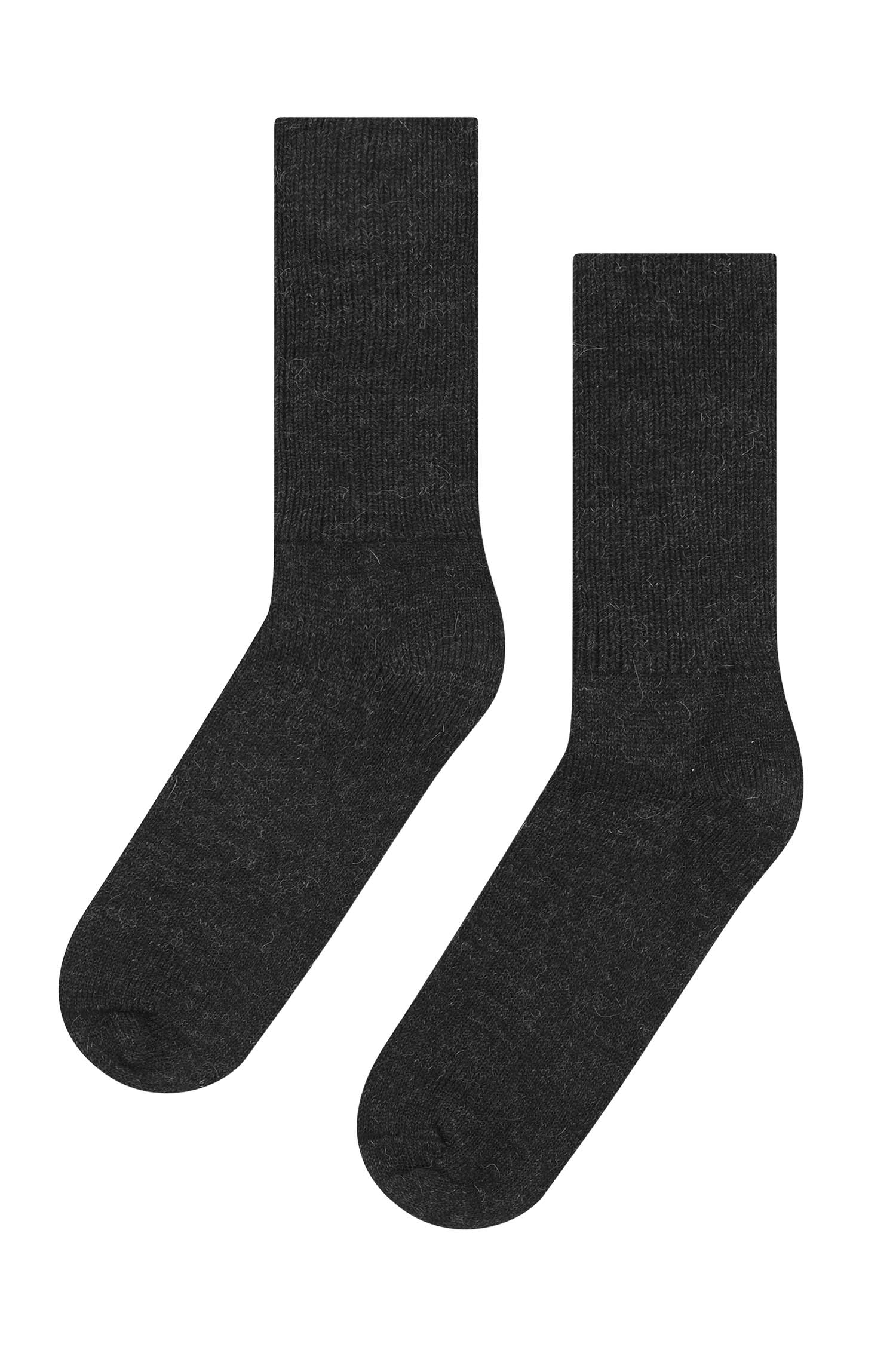 Alpaka Socken SOFT-dunkelgrau
