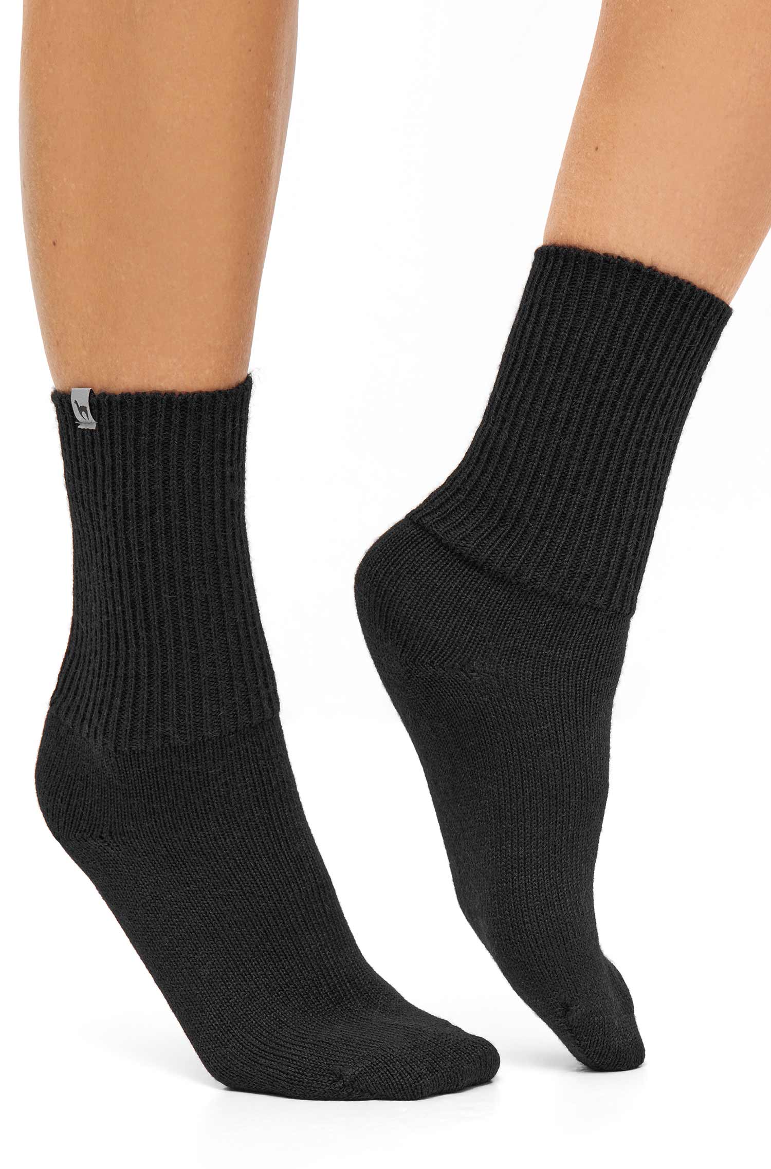Alpaka Socken SOFT-schwarz
