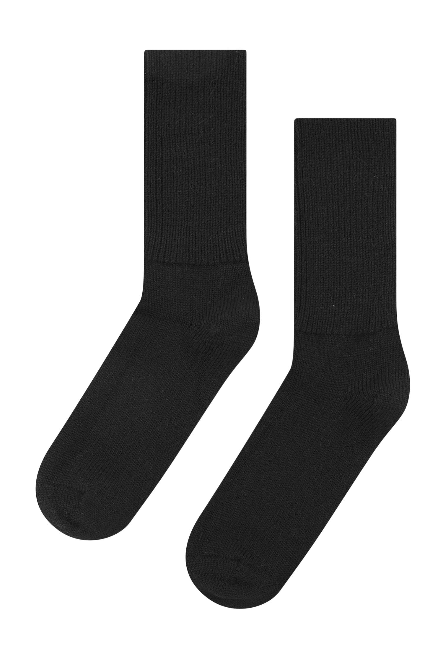 Alpaka Socken SOFT-schwarz