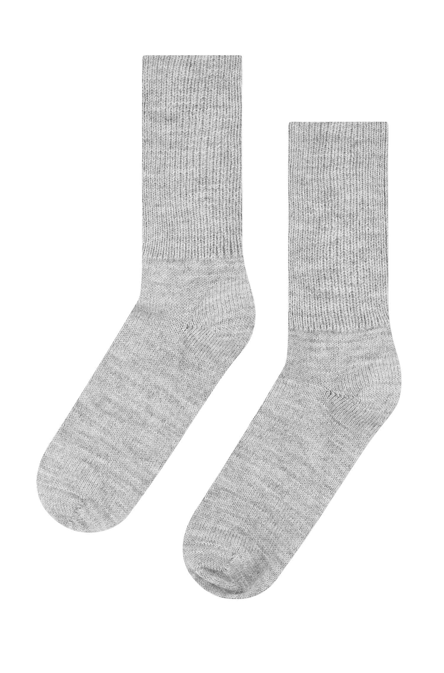 Alpaka Socken SOFT-silbergrau