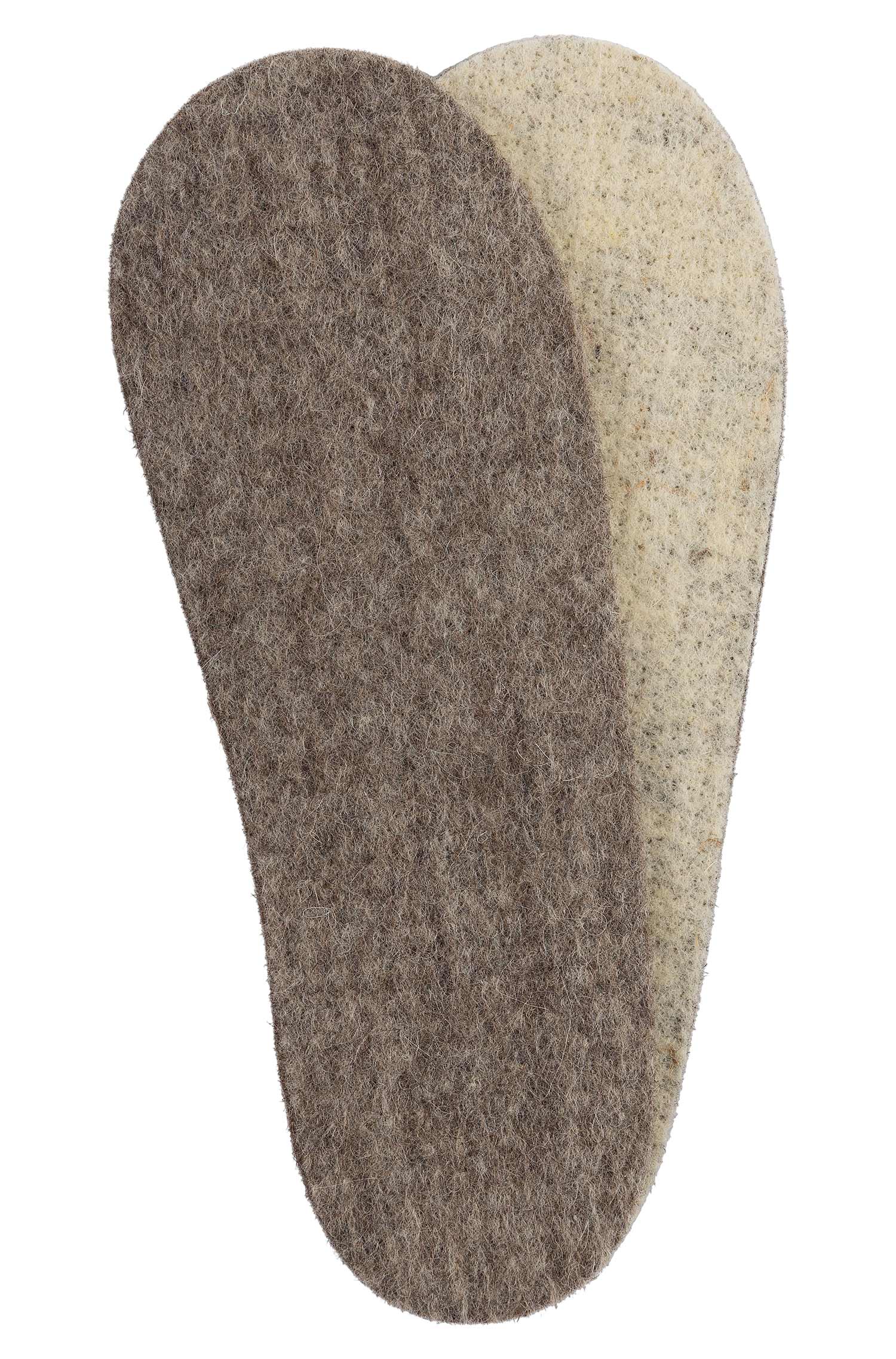 Alpaka Sohlen THERMO-braun
