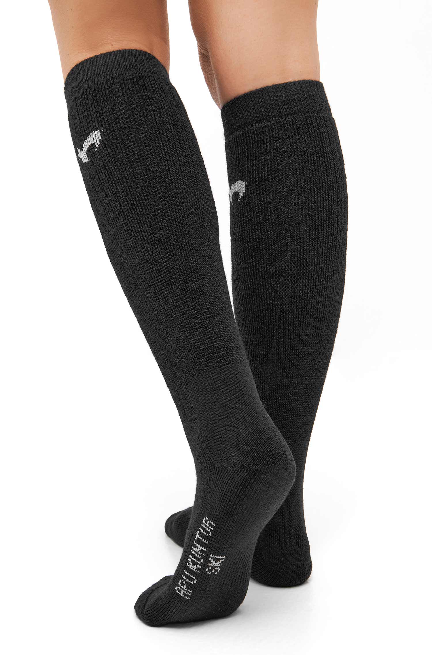 Alpaka Socken SKI-schwarz