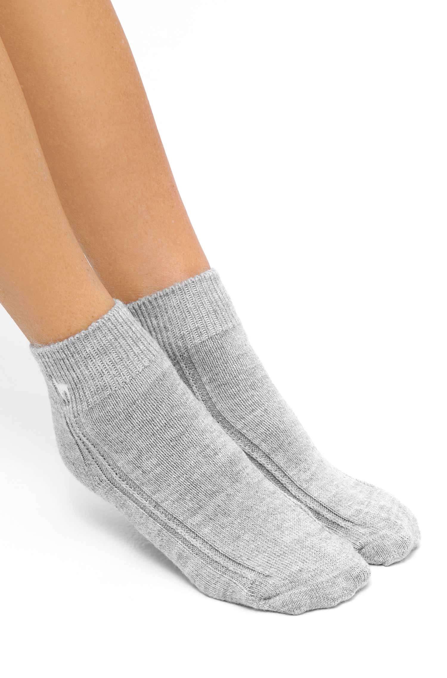 Alpaka Socken WOHLFÜHL-grau