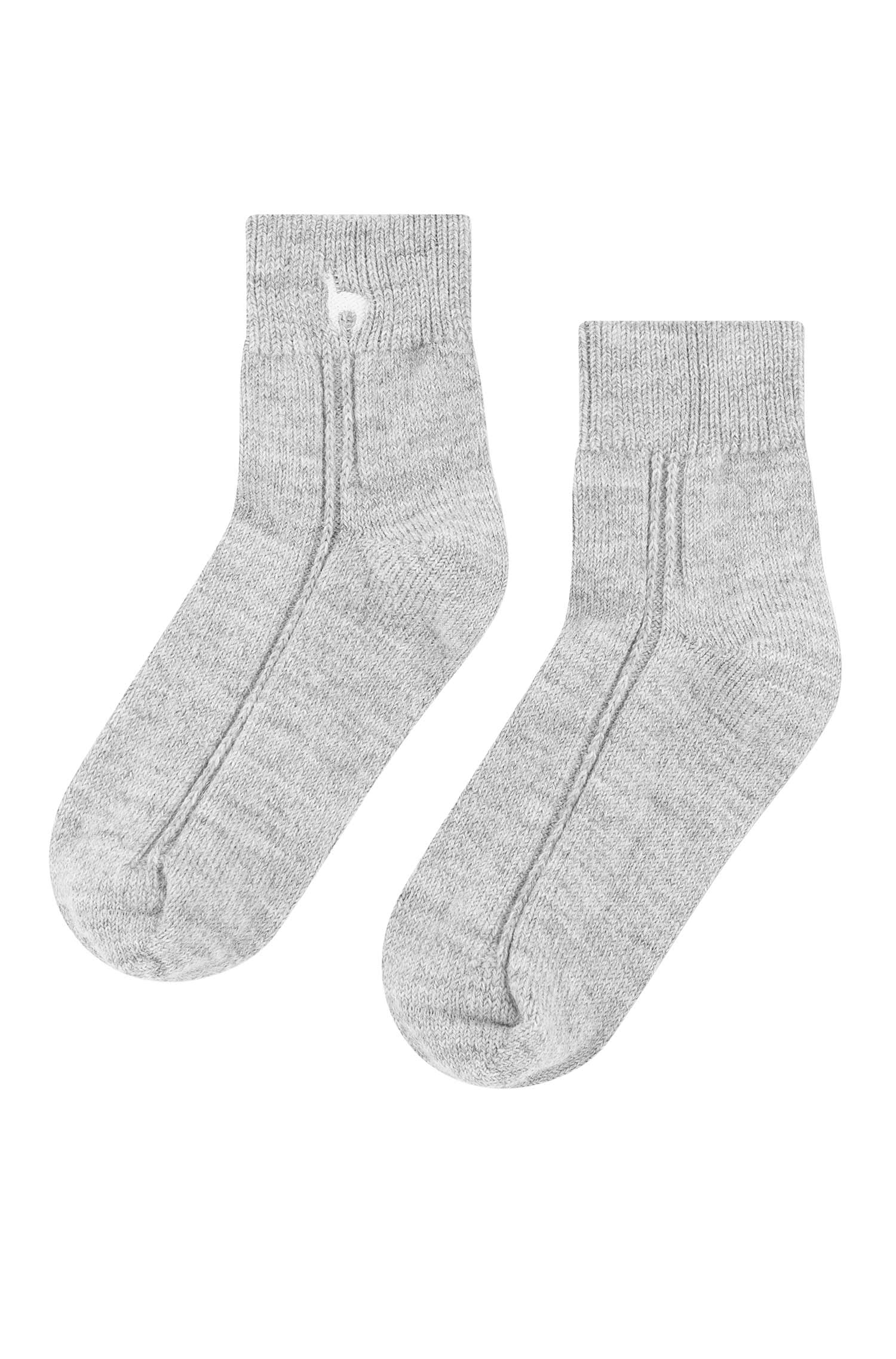 Alpaka Socken WOHLFÜHL-grau