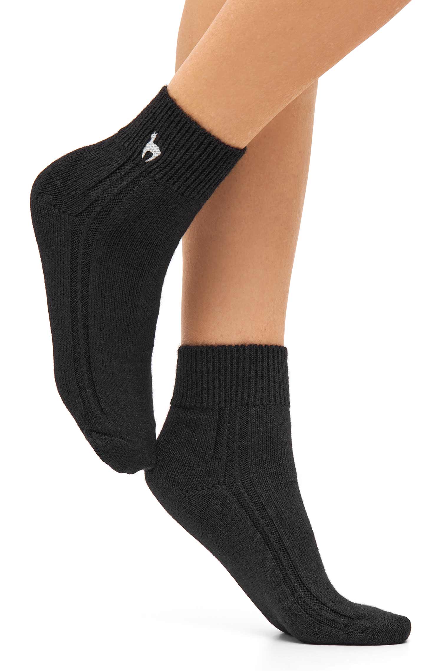 Alpaka Socken WOHLFÜHL-schwarz