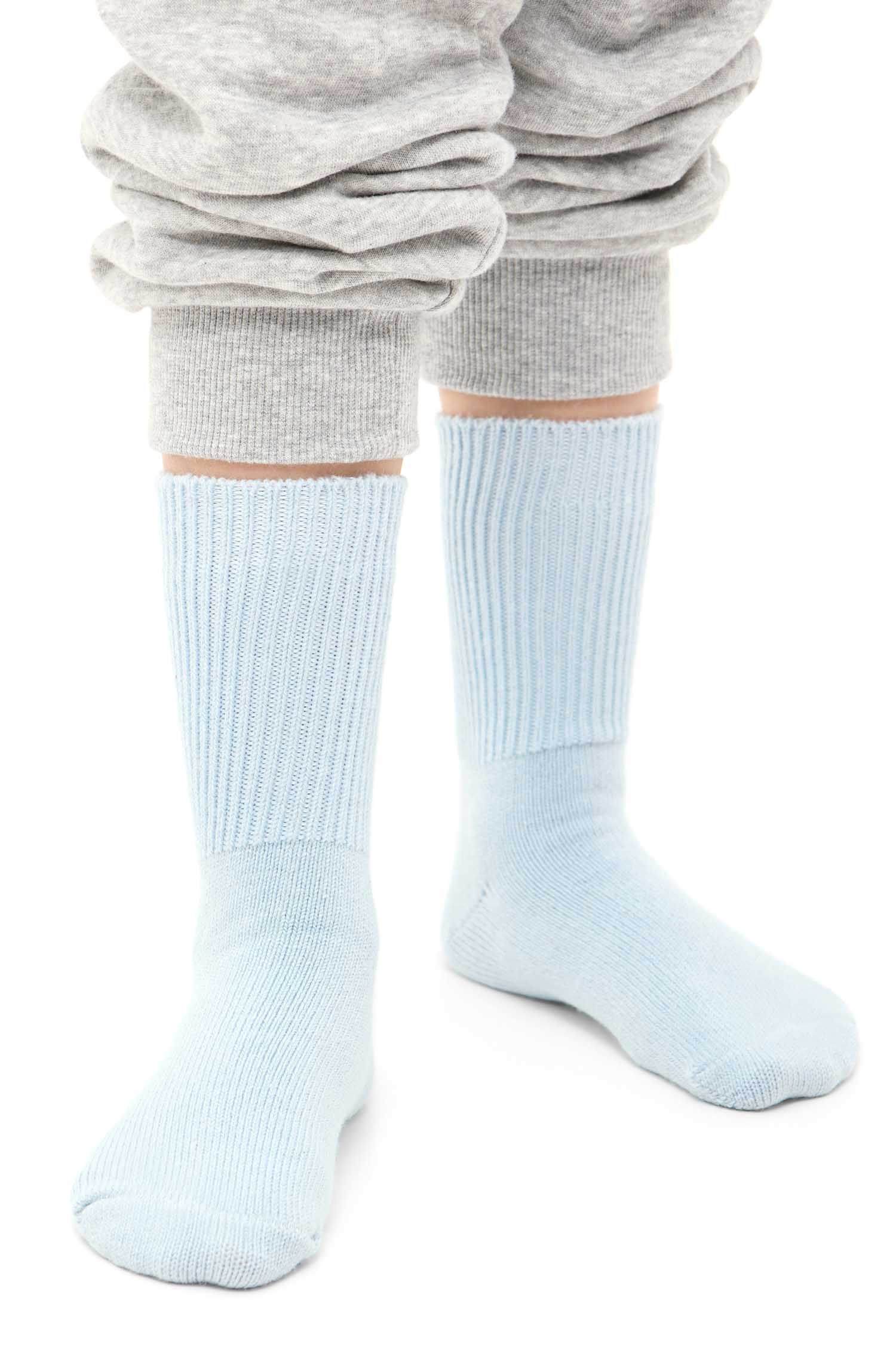 Alpaka Socken SOFT-baby blau